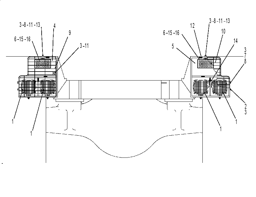 LIGHTING GP-REAR 6DE8045 CAT