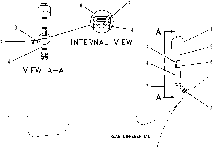BREATHER GP-AXLE 6DE6187 CAT