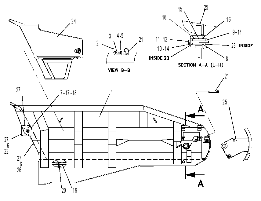 BODY GP-EJECTOR 6EL0300 CAT