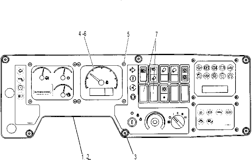 Панель приборов 6DE7058 CAT