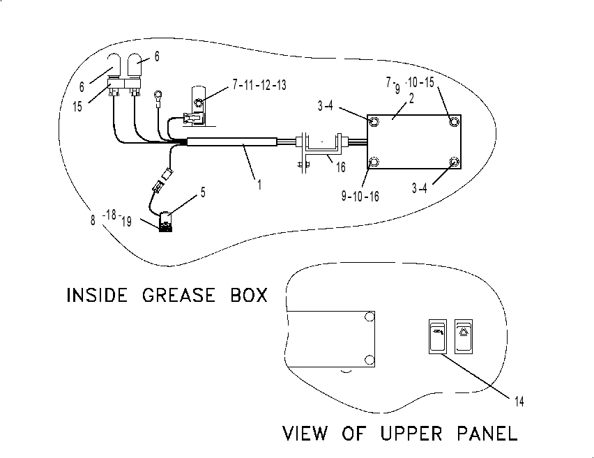 WIRING GP-LUBRICATION 7DE4977 CAT