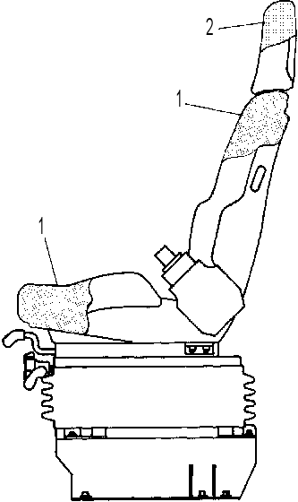 COVER GP-SEAT 7DE3911 CAT