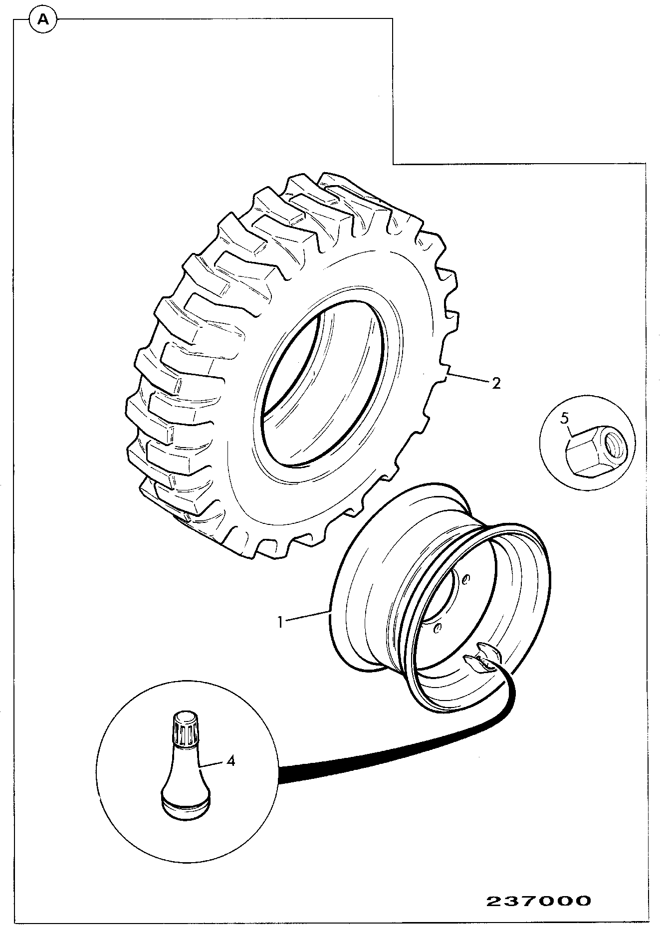 колесо 294/57472 JCB