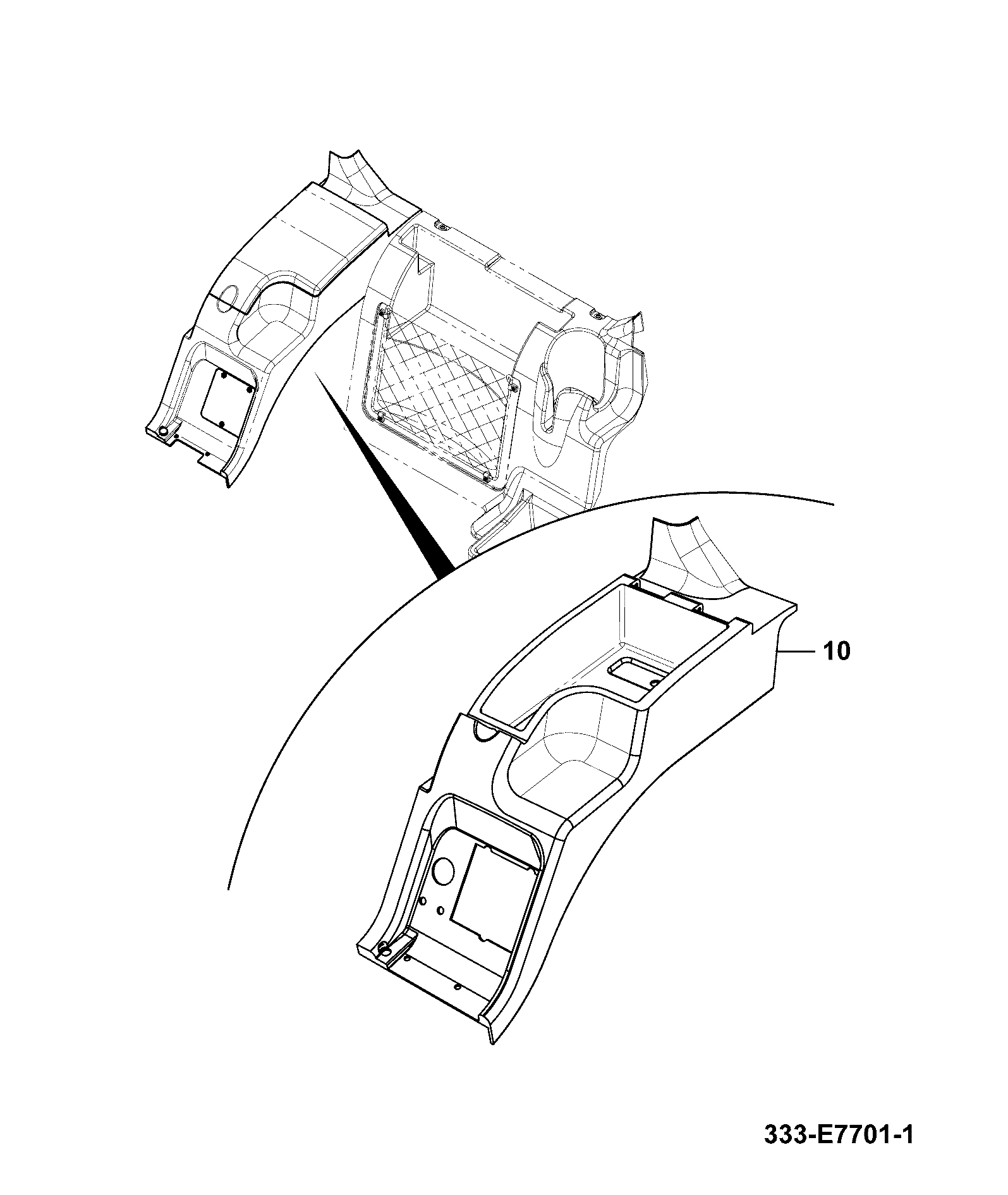 Панель 332/L7039 JCB