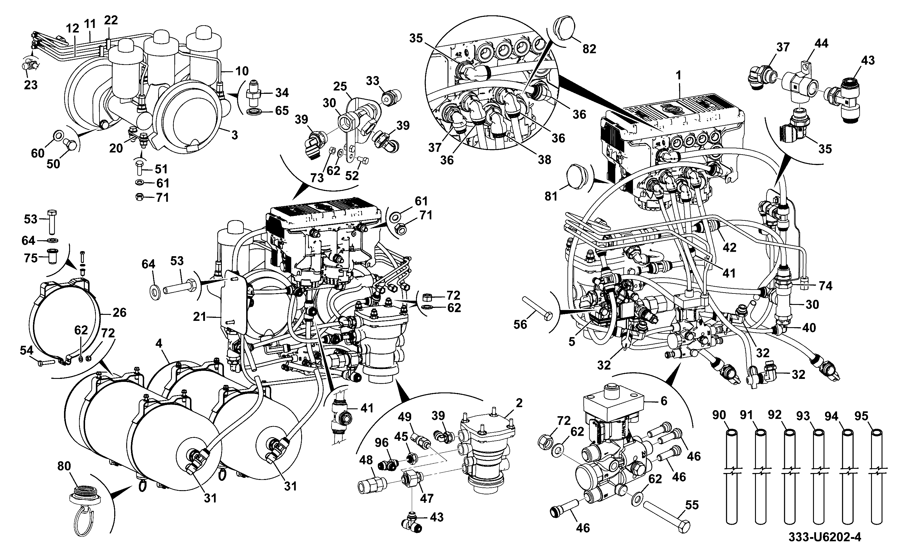 Клапан 333/S9574 JCB