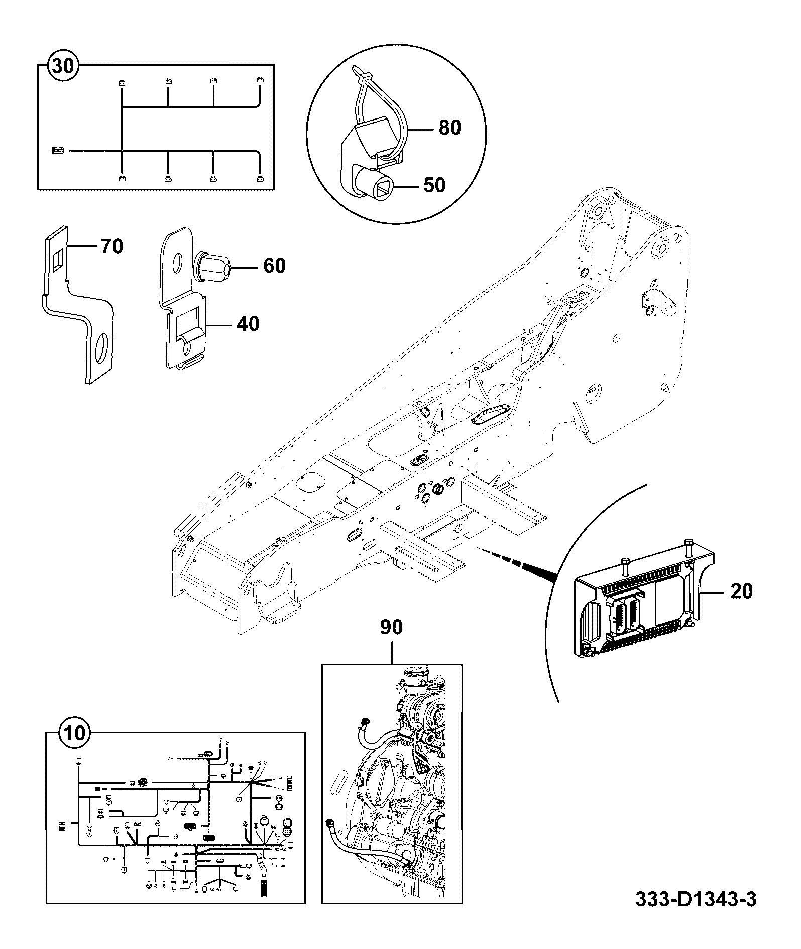 Жгут проводов 721/C2685 JCB