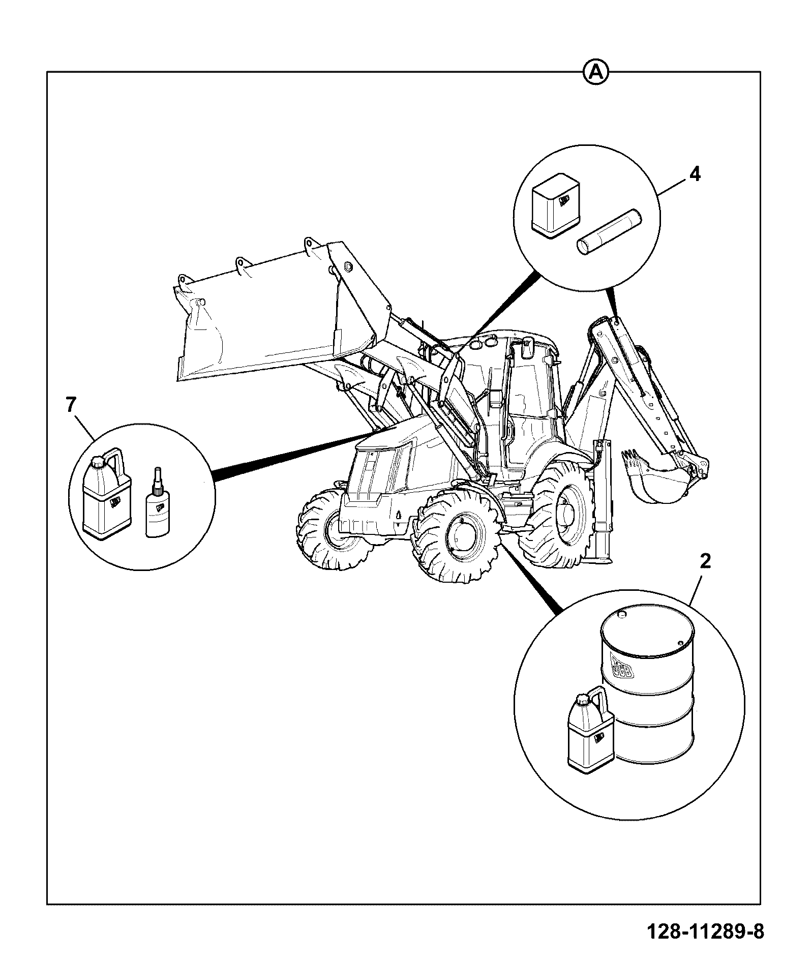 Масло 128/11289 JCB