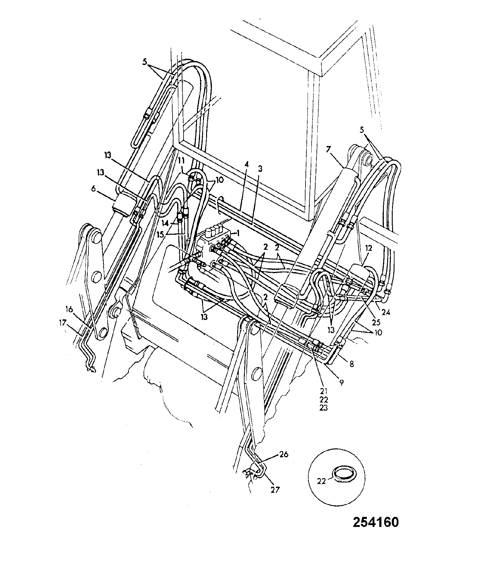 Шланг 614/01100 JCB