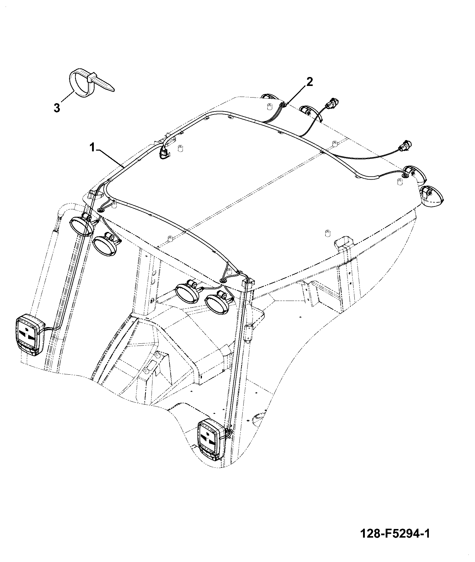 Жгут проводов 721/G5623 JCB