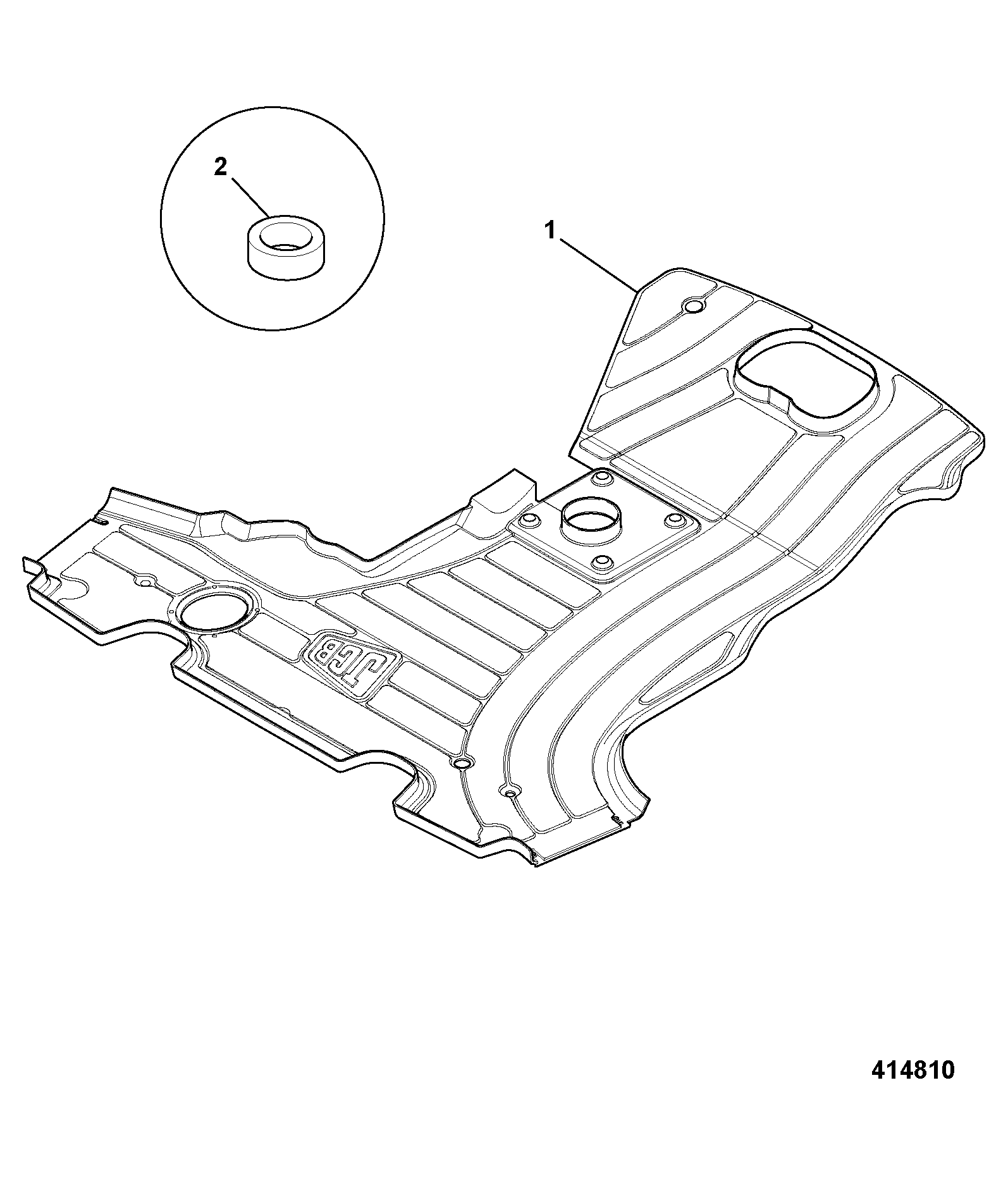 коврик 331/25614 JCB
