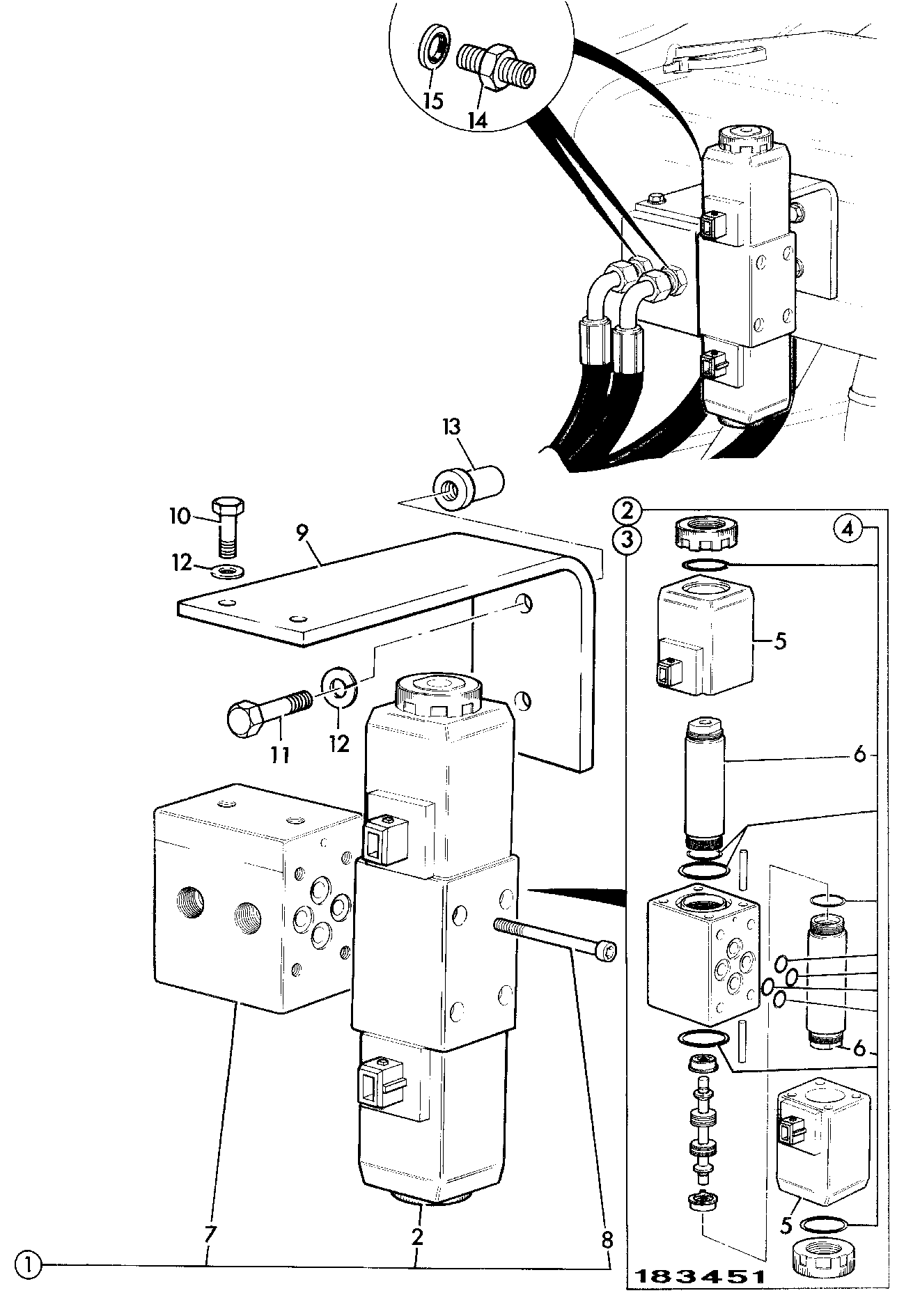 Клапан 126/00798 JCB