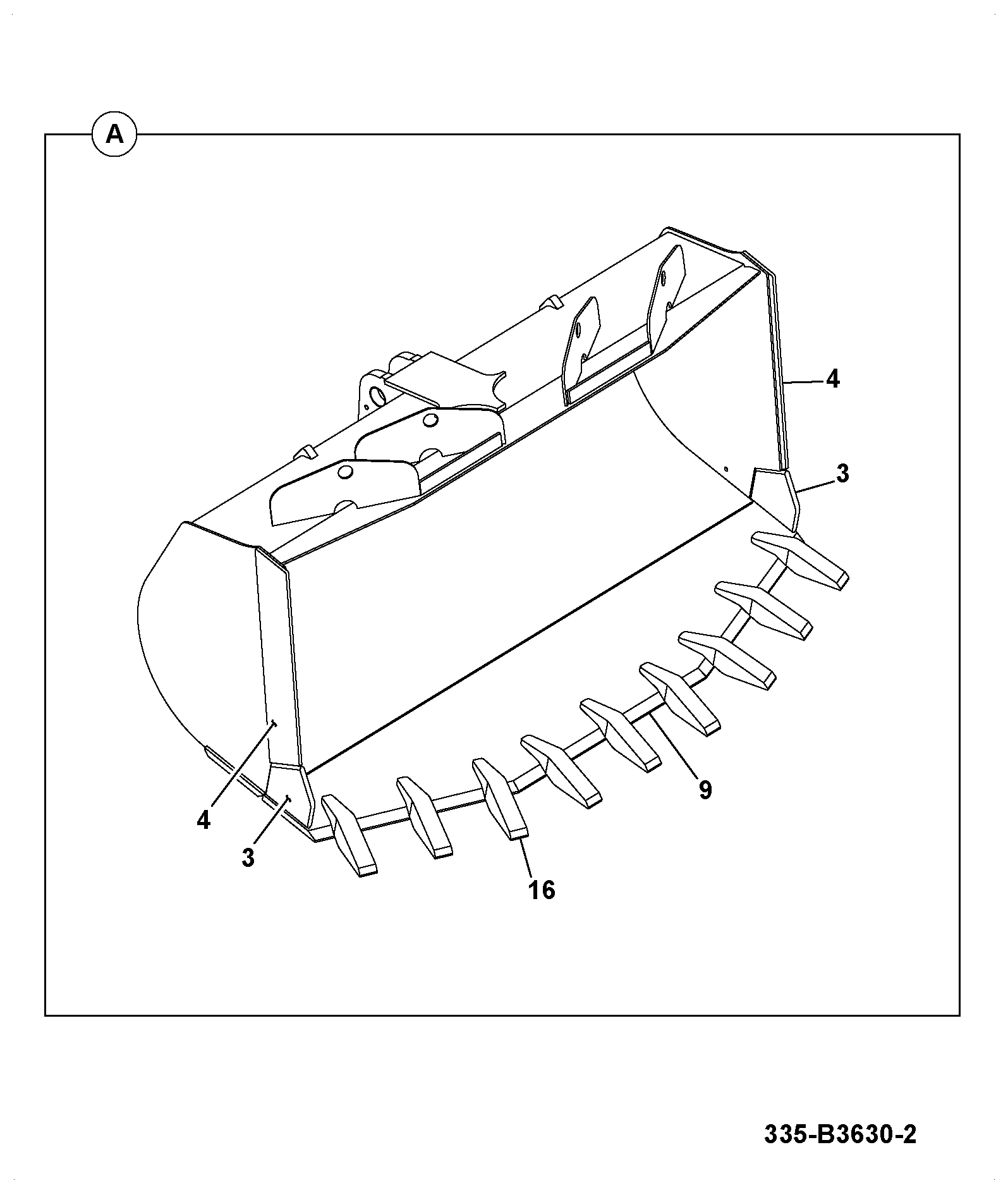Опорная пластина 335/B3629 JCB
