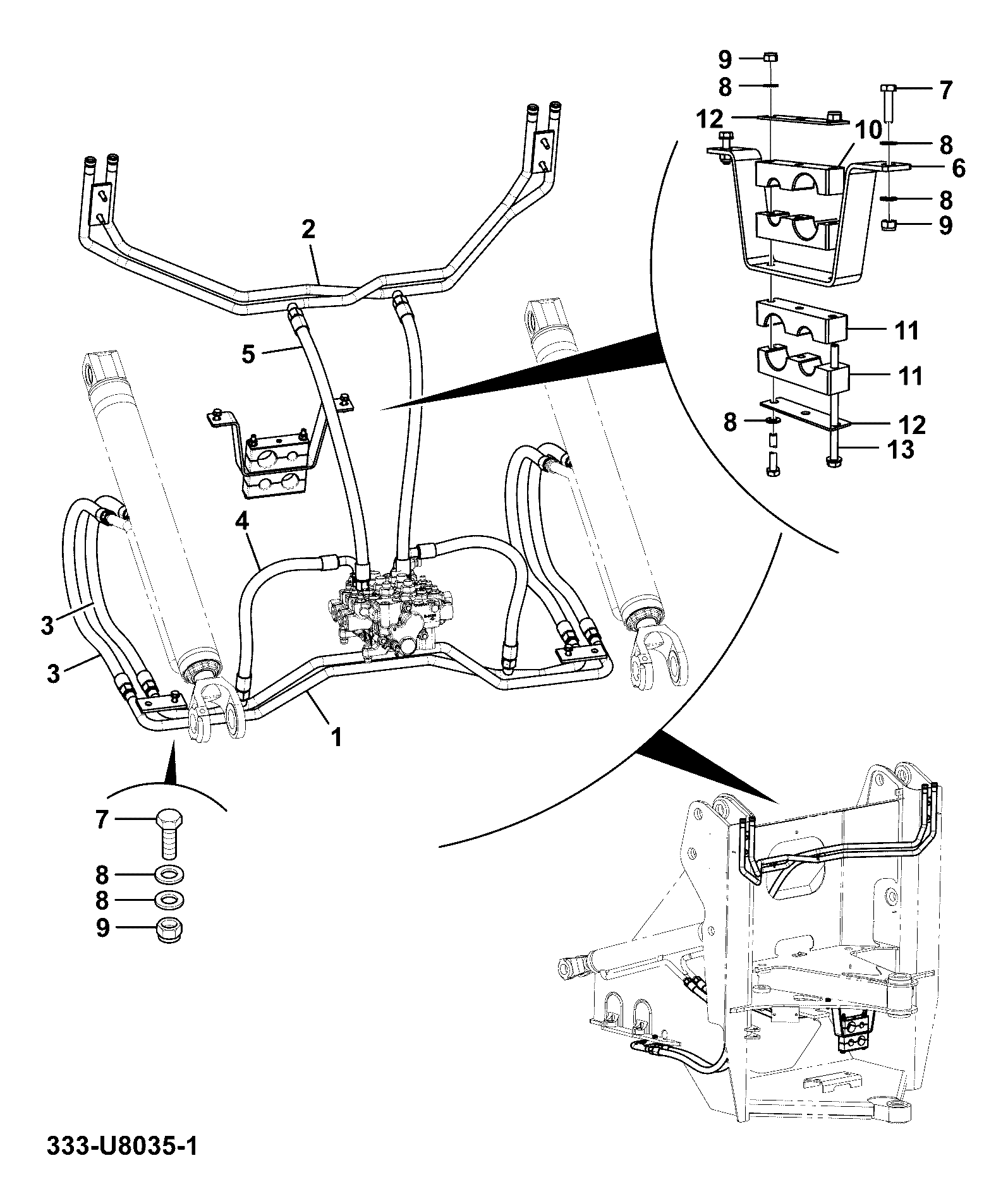 Хомут 333/V4827 JCB