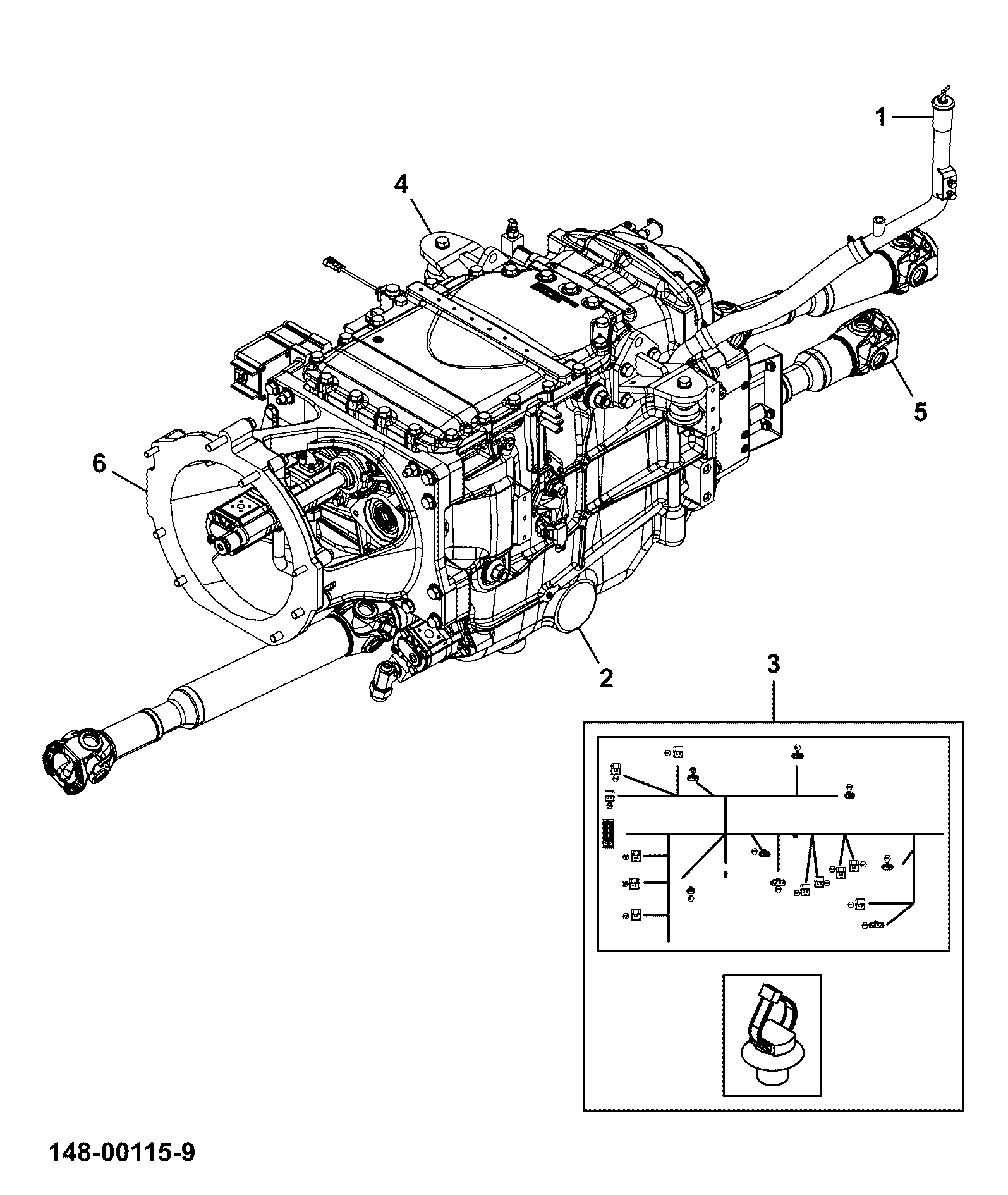 Тяга 335/A4048 JCB