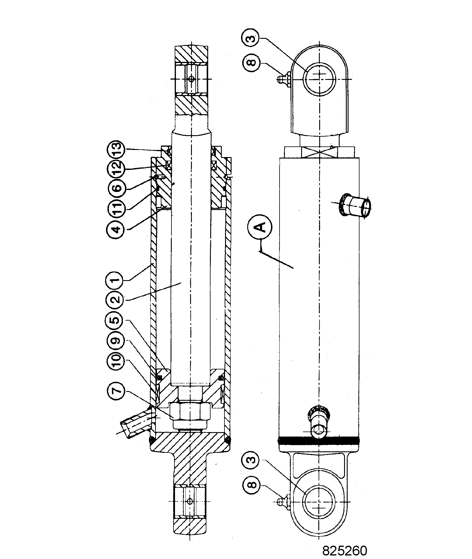 Стеклоочиститель 550/40958 JCB