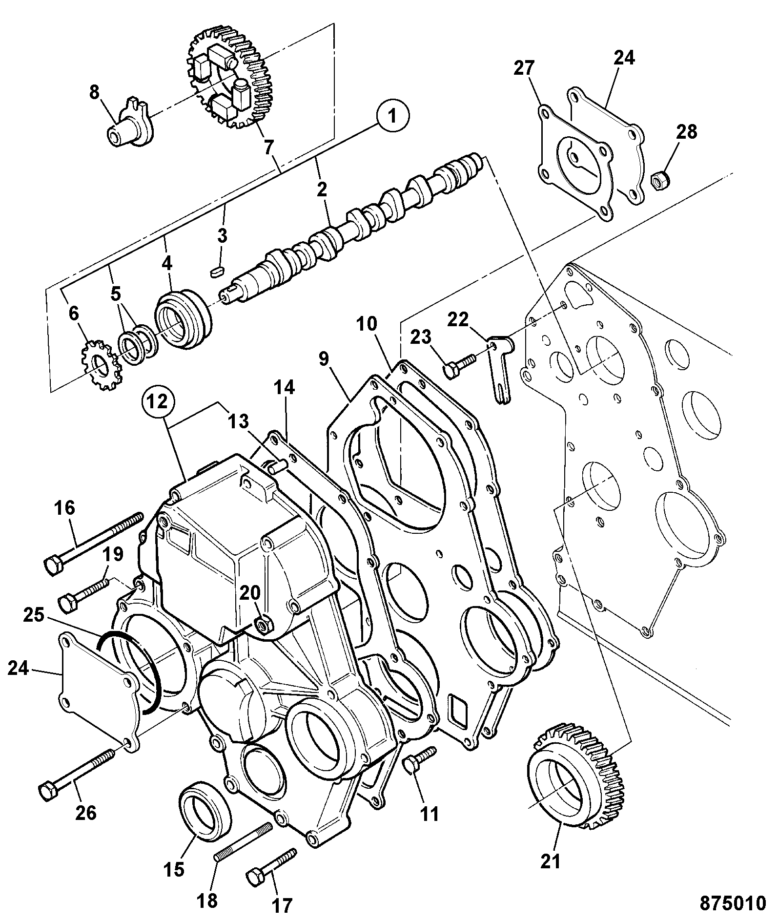 Распредвал 02/634211 JCB