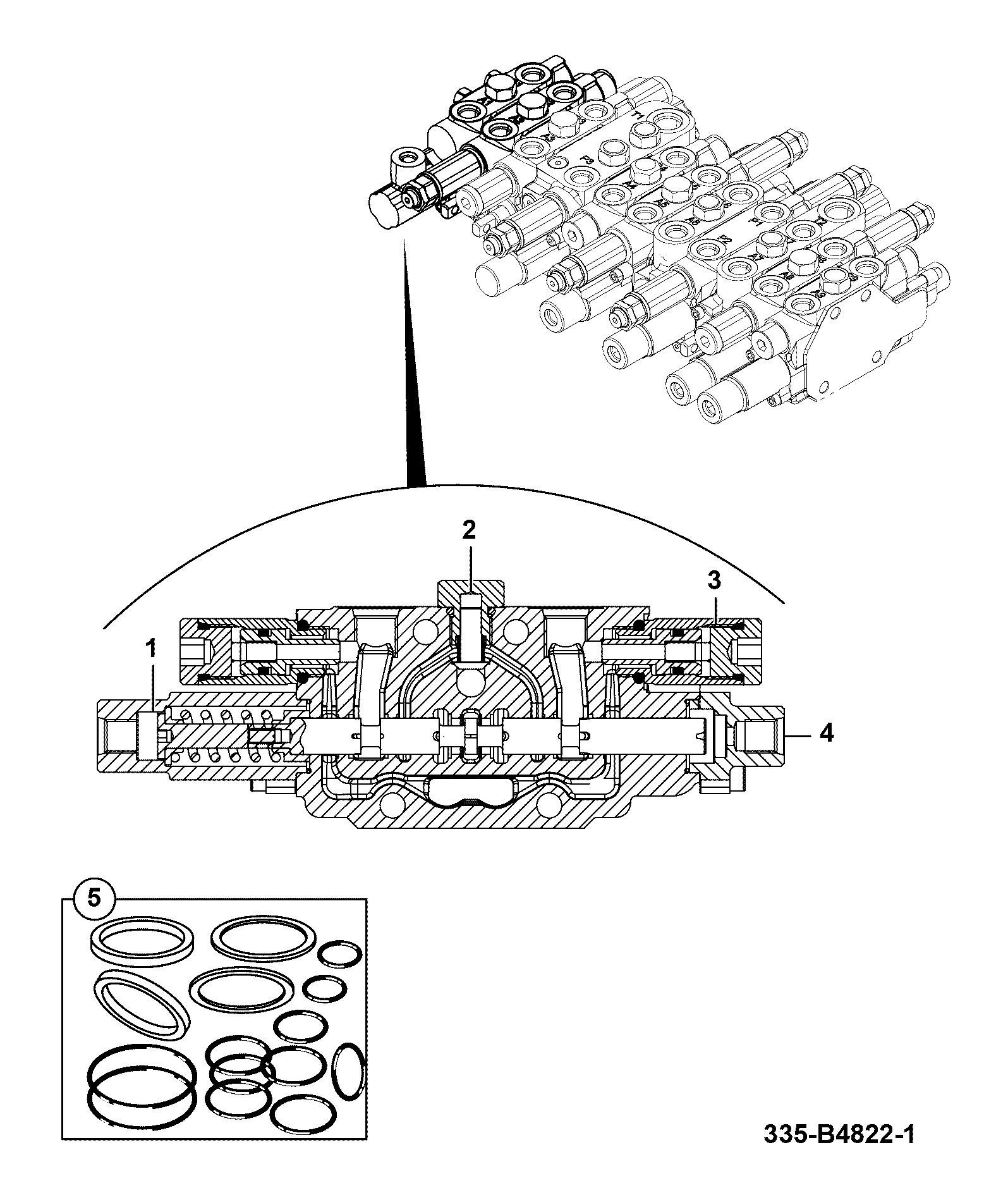 Комплект 335/B8791 JCB