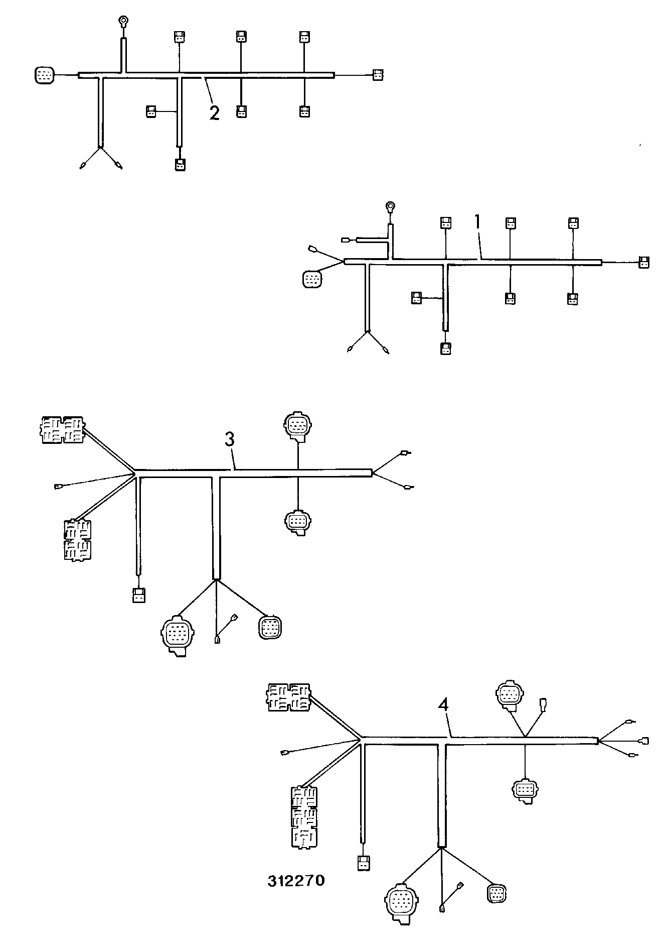 Жгут проводов 721/00773 JCB