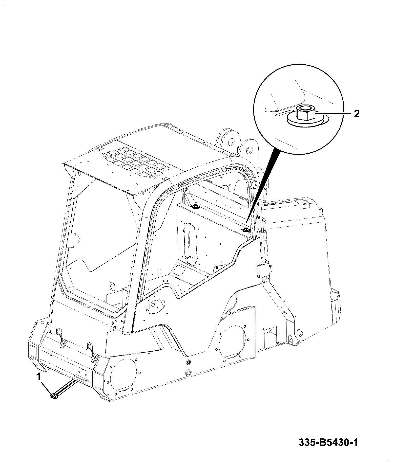 Крепление 335/A3969 JCB