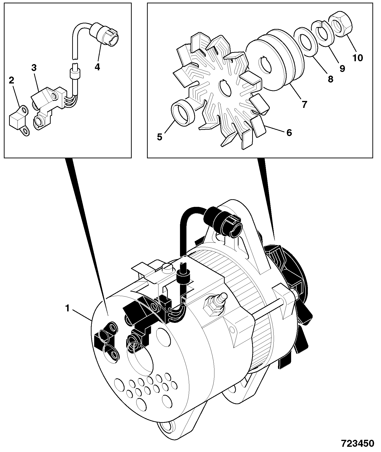 клемма 1812296830 JCB