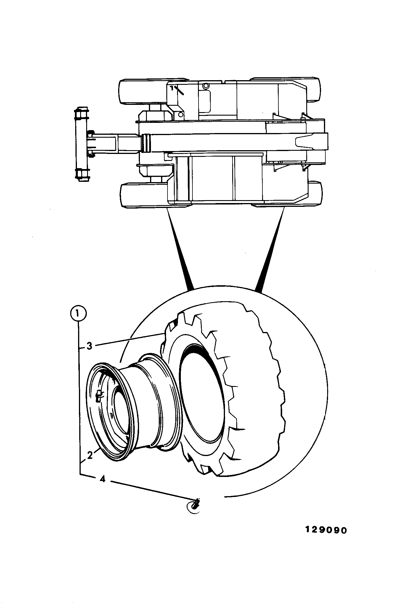 колесо 160/01420 JCB