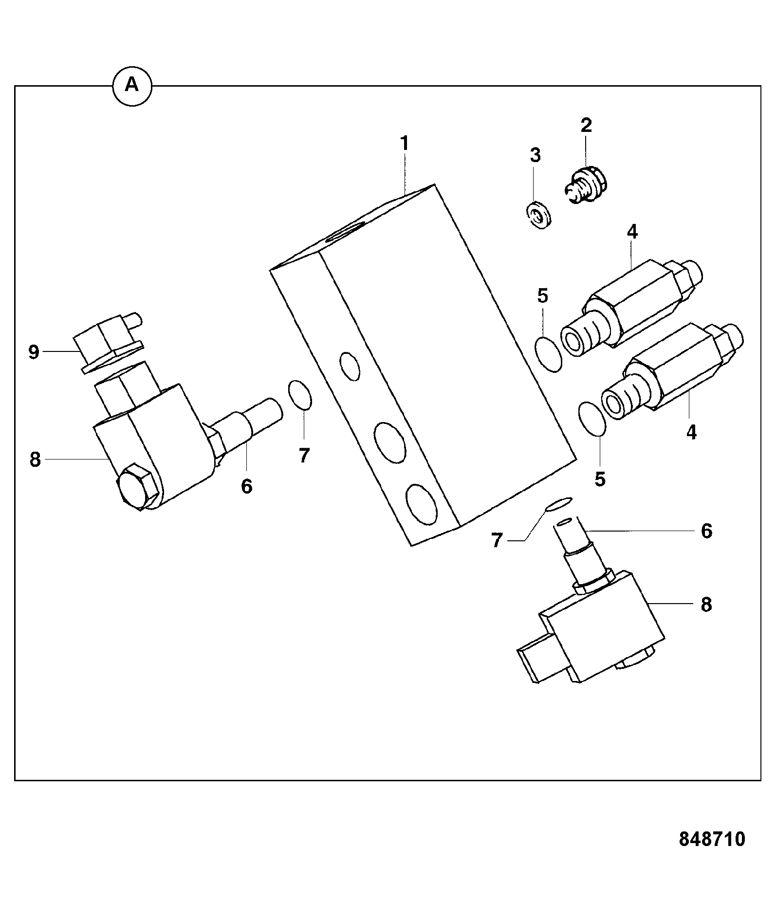 Комплект-уплотнение 2535/00701 JCB
