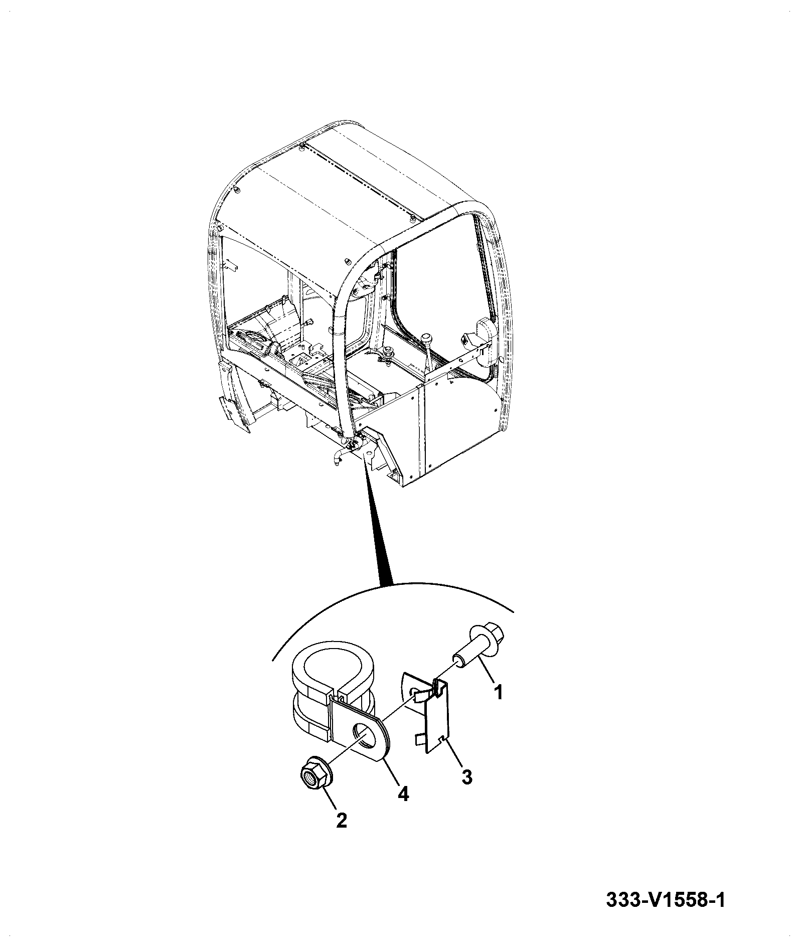 Фиксатор 333/V0952 JCB