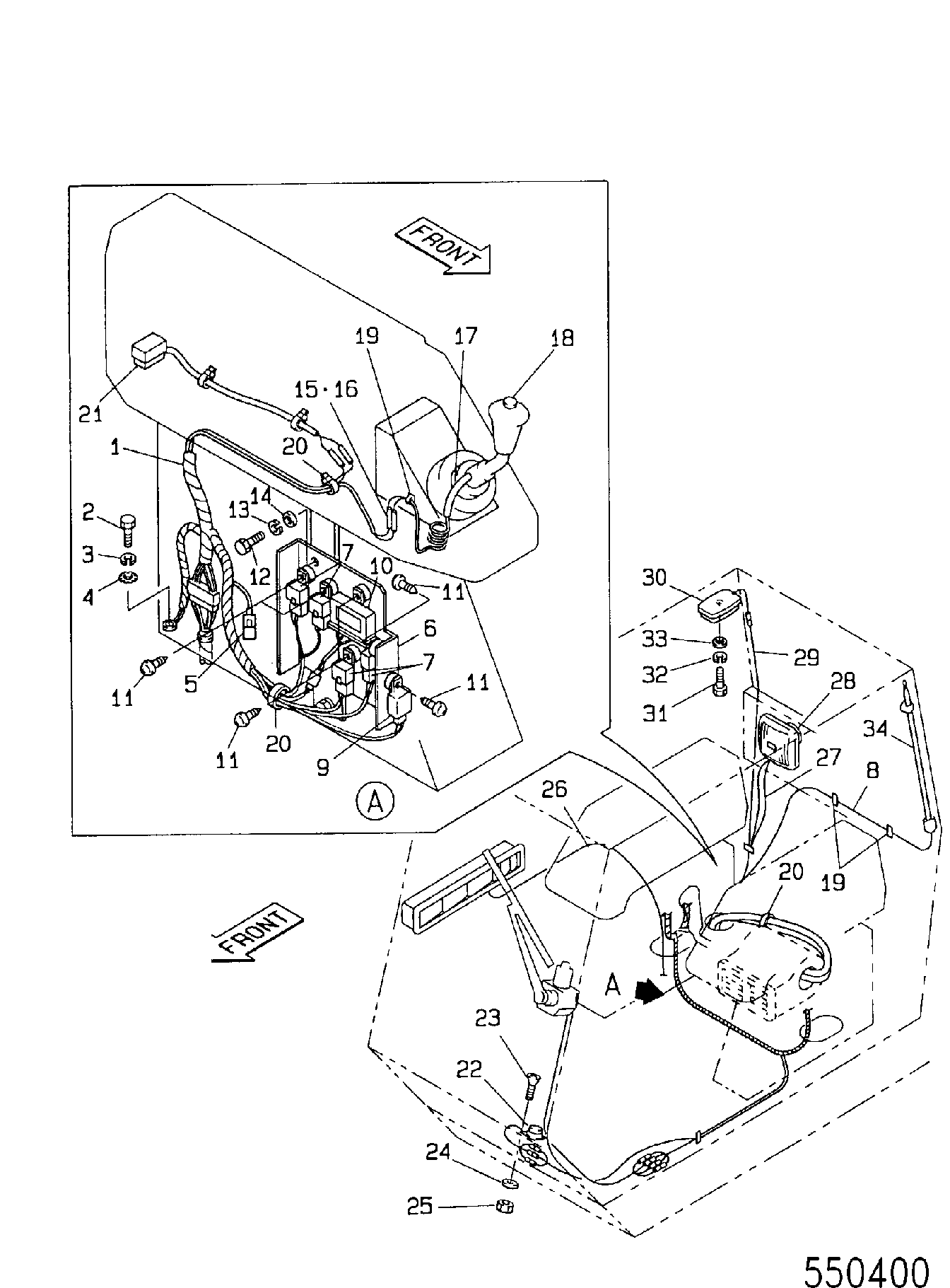 Гайка 162R005VZ JCB