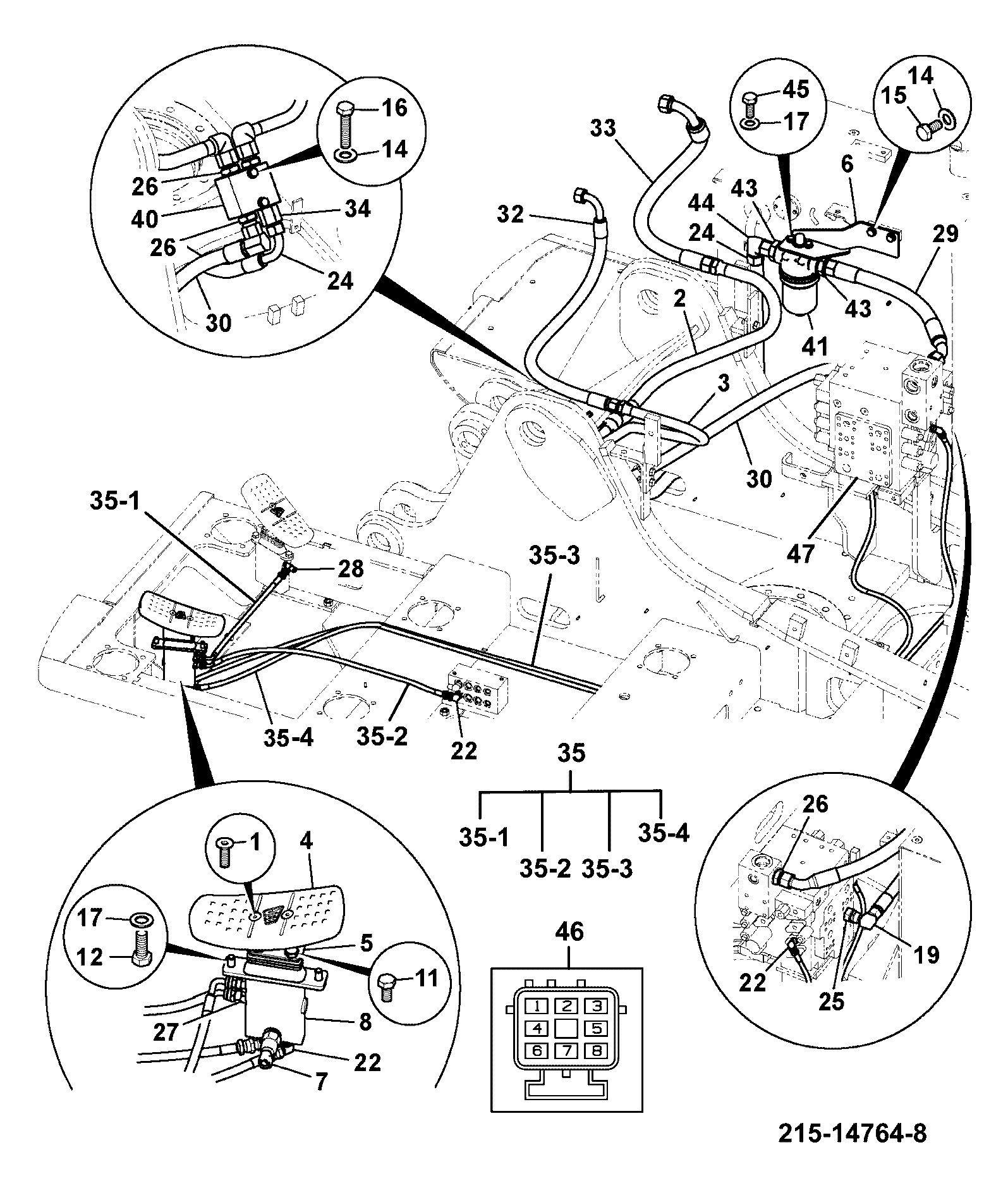 Комплект-шланг 340/00770 JCB