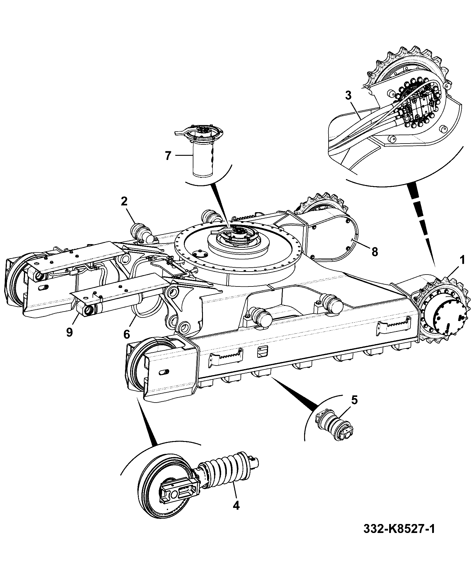 Сборка 332/K8567 JCB