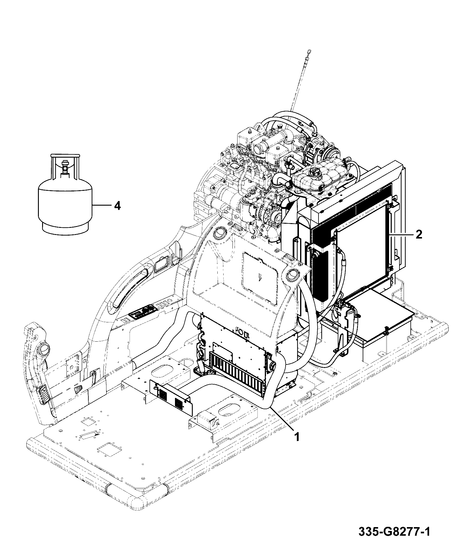 Комплект 335/G8284 JCB