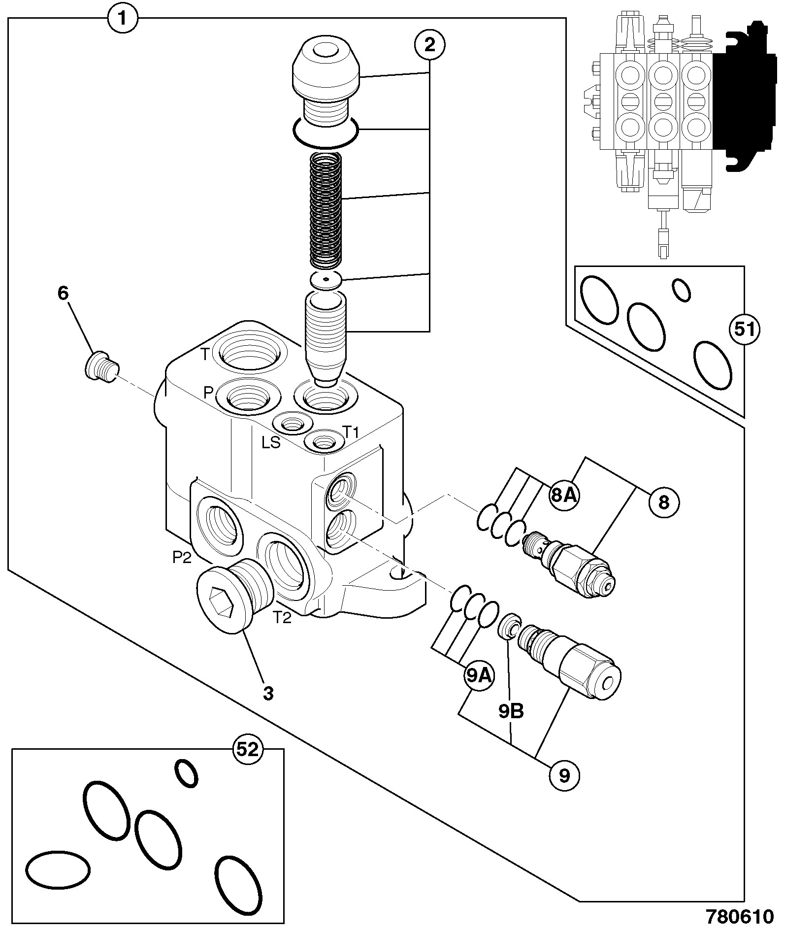 Комплект 25/222802 JCB