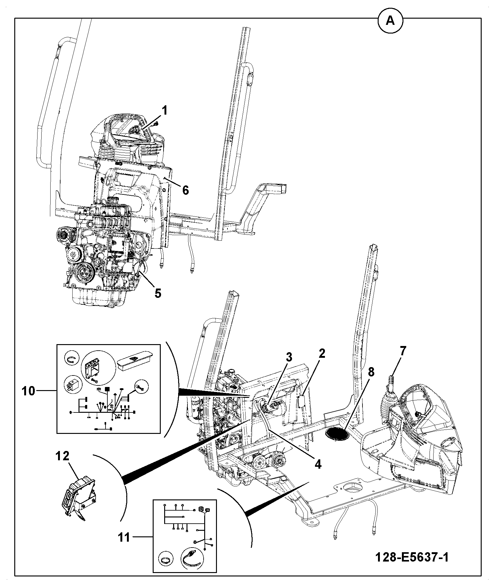 Установка 128/E5637 JCB
