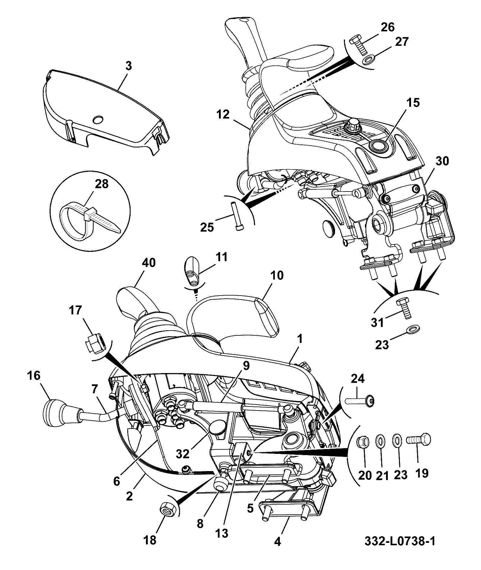 упор 331/65534 JCB