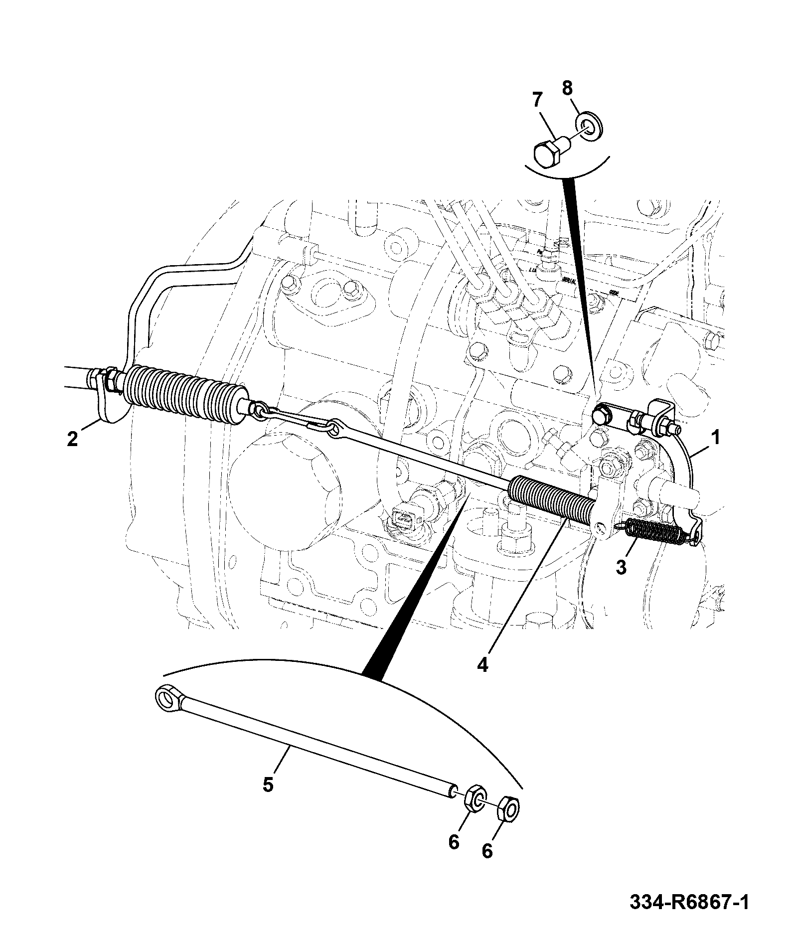 Дроссель 334/R6453 JCB