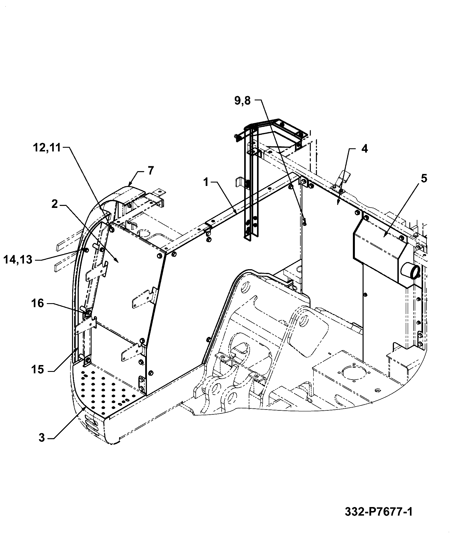 Бак 333/P7681 JCB