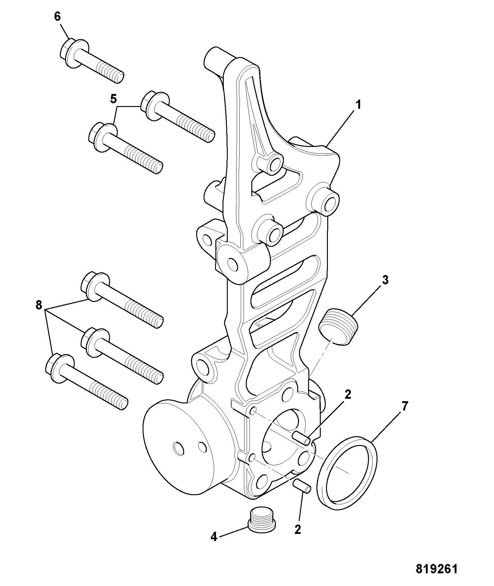 Штифт 02/912353 JCB