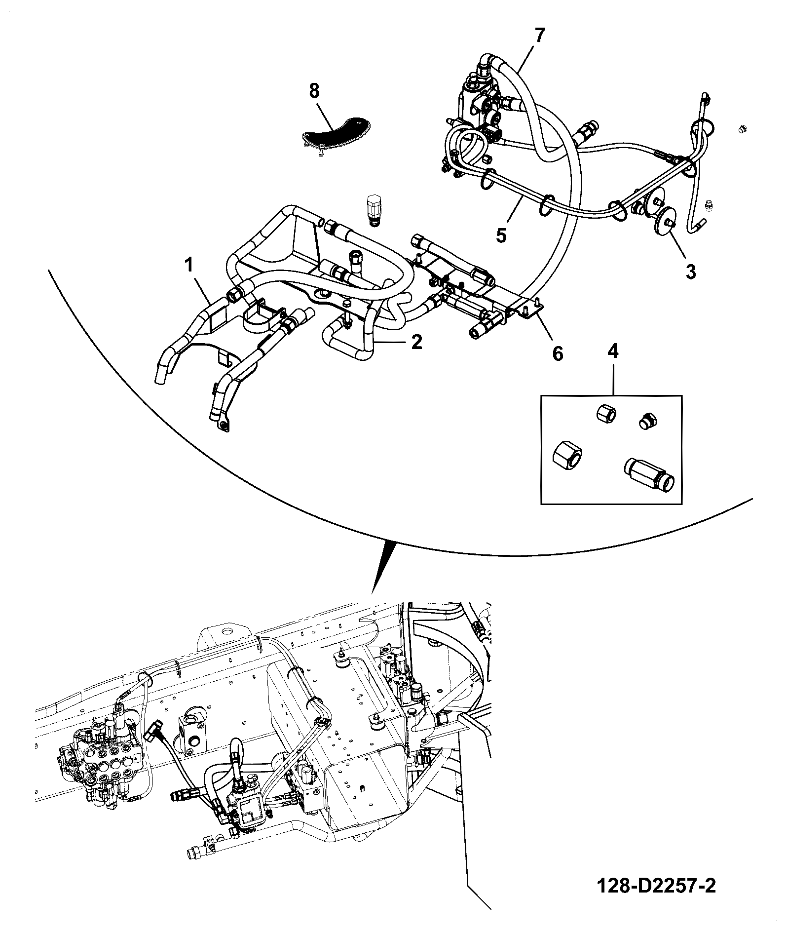 Установка 128/D2257 JCB