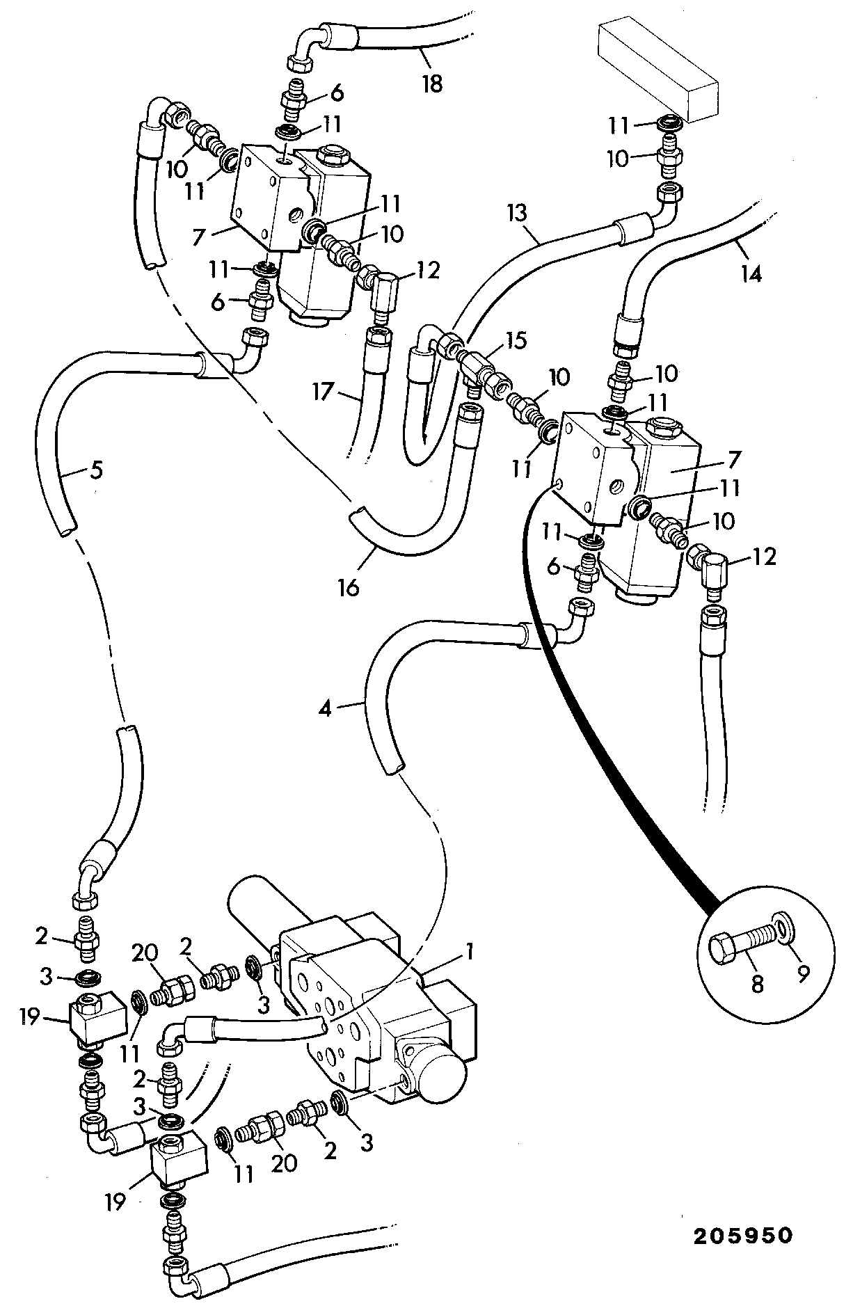 Шланг JNV0310 JCB