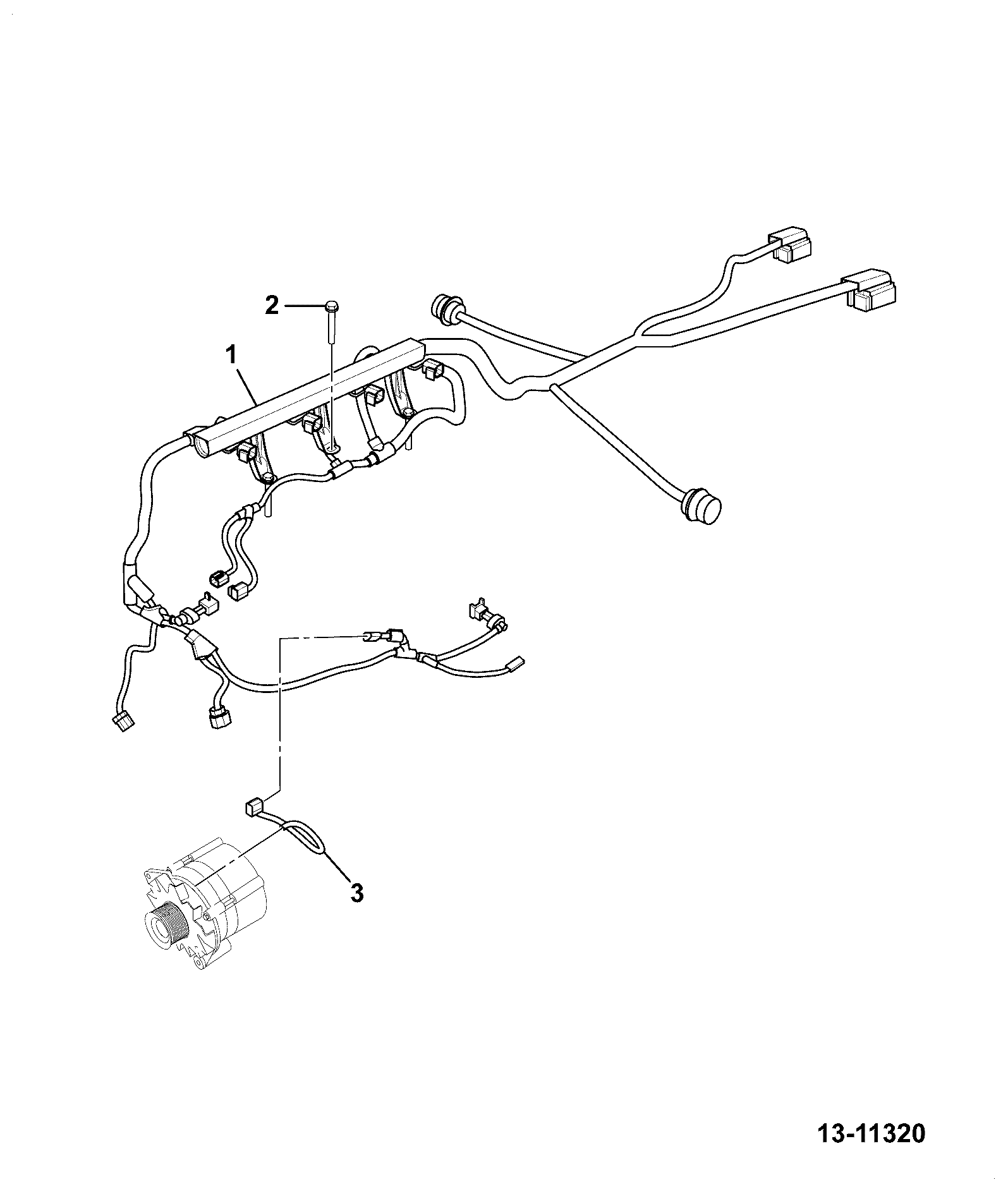 Жгут проводов 333/H5804 JCB