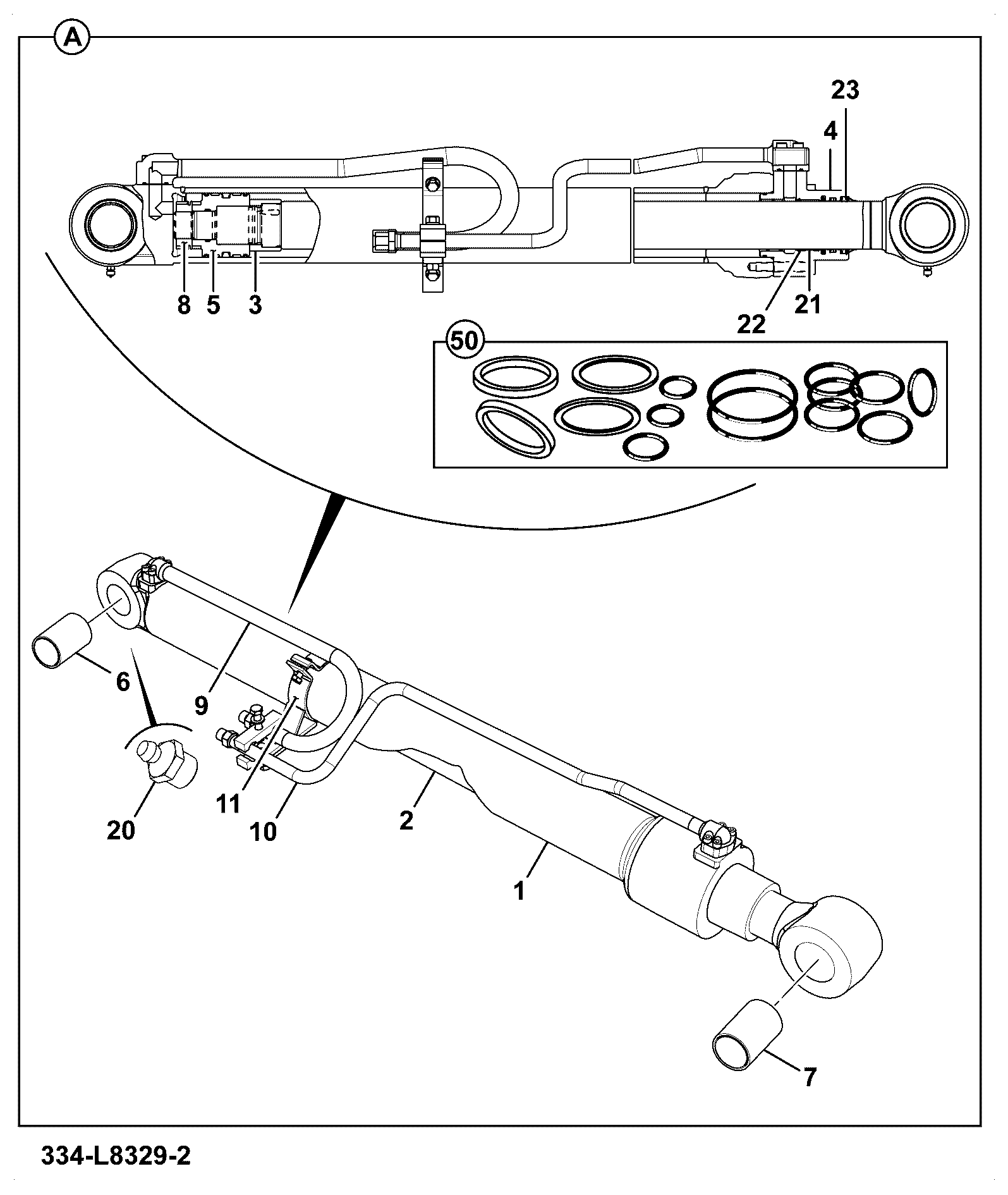 Стрела 334/L8329 JCB
