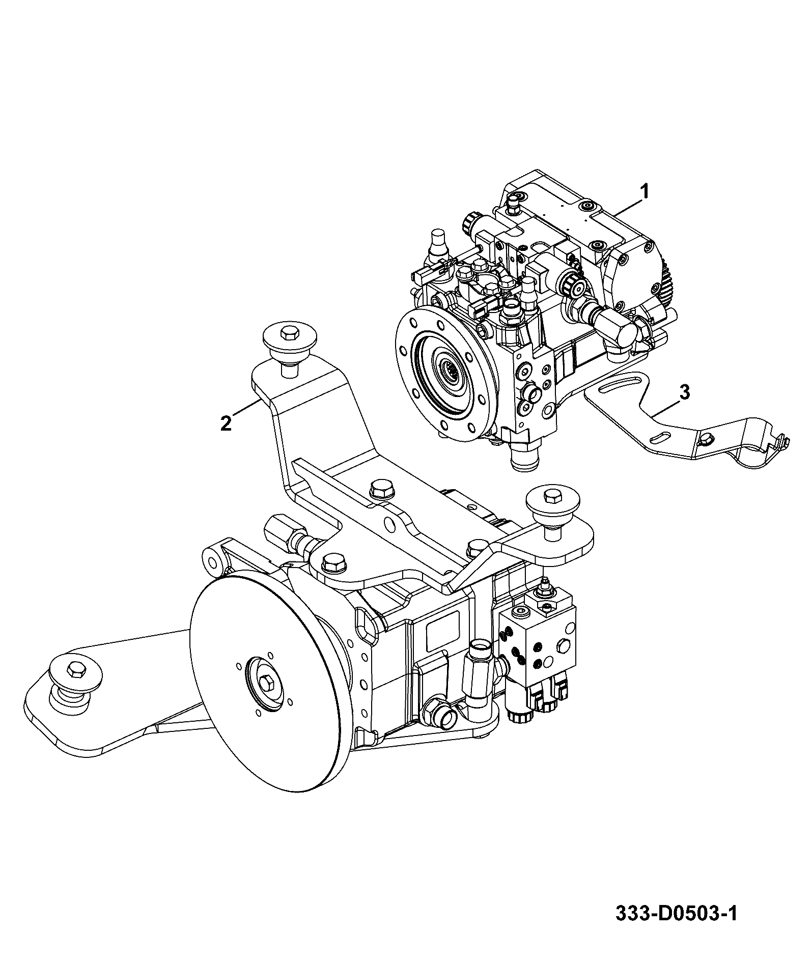 Насос 333/D0504 JCB