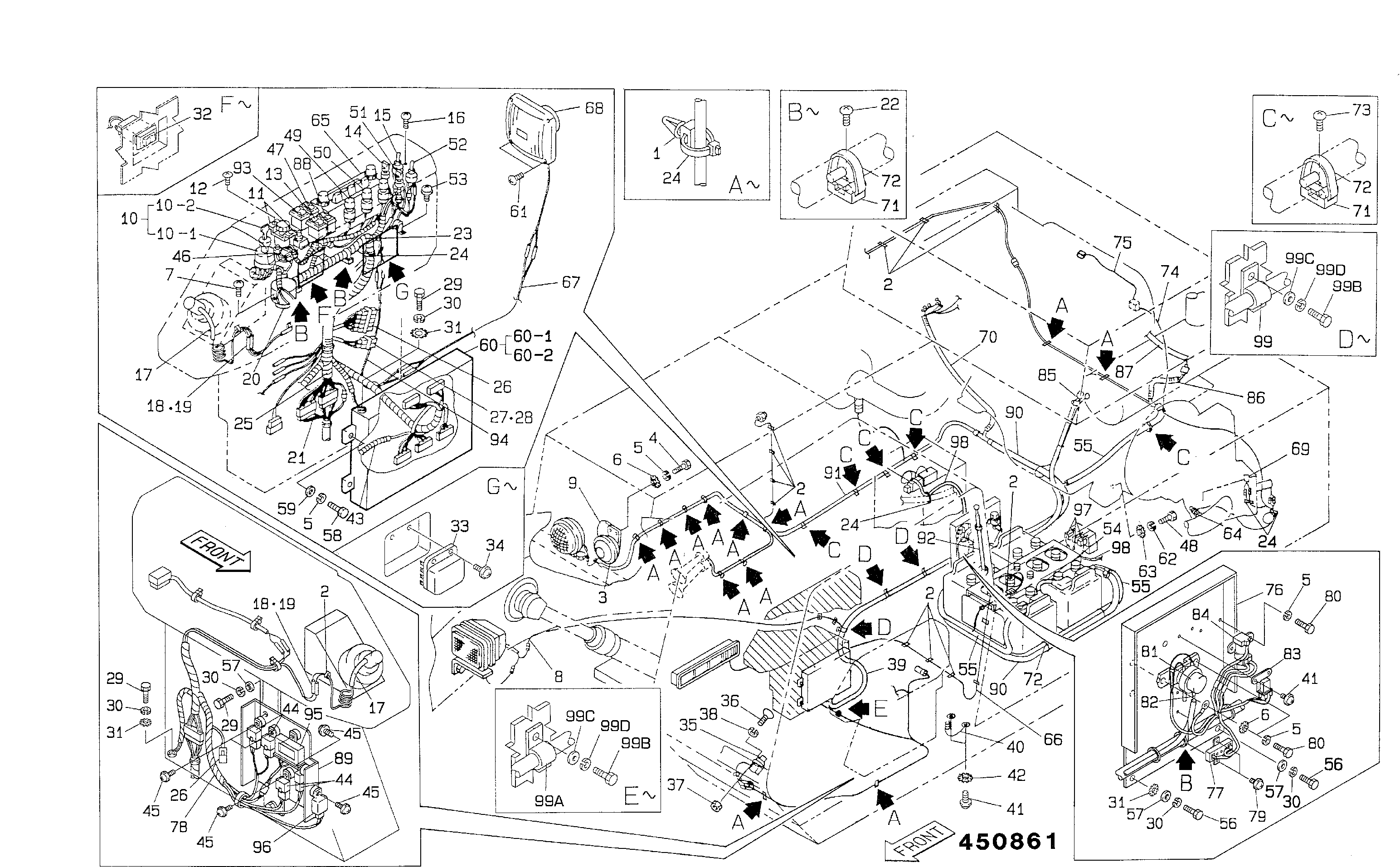 жгут проводов KTR0359 JCB