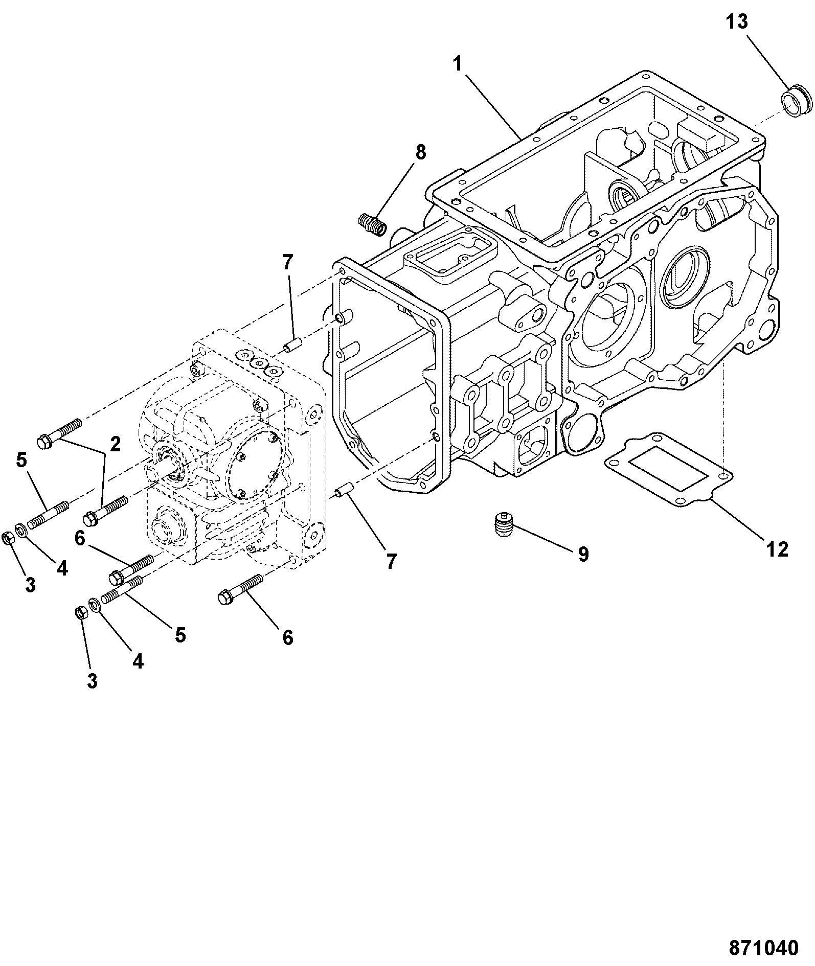 Корпус 353/02366 JCB
