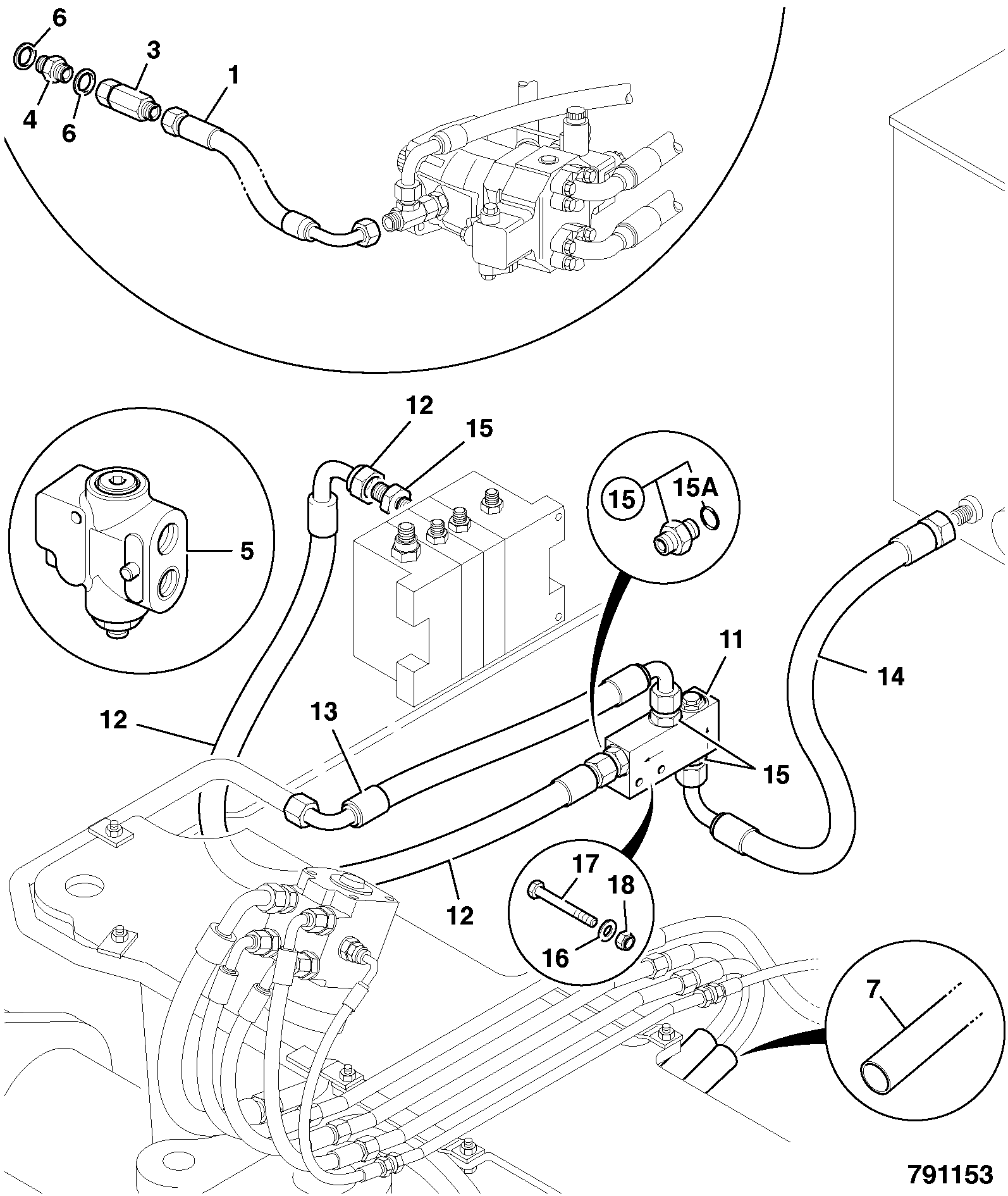 Шланг 613/31900 JCB