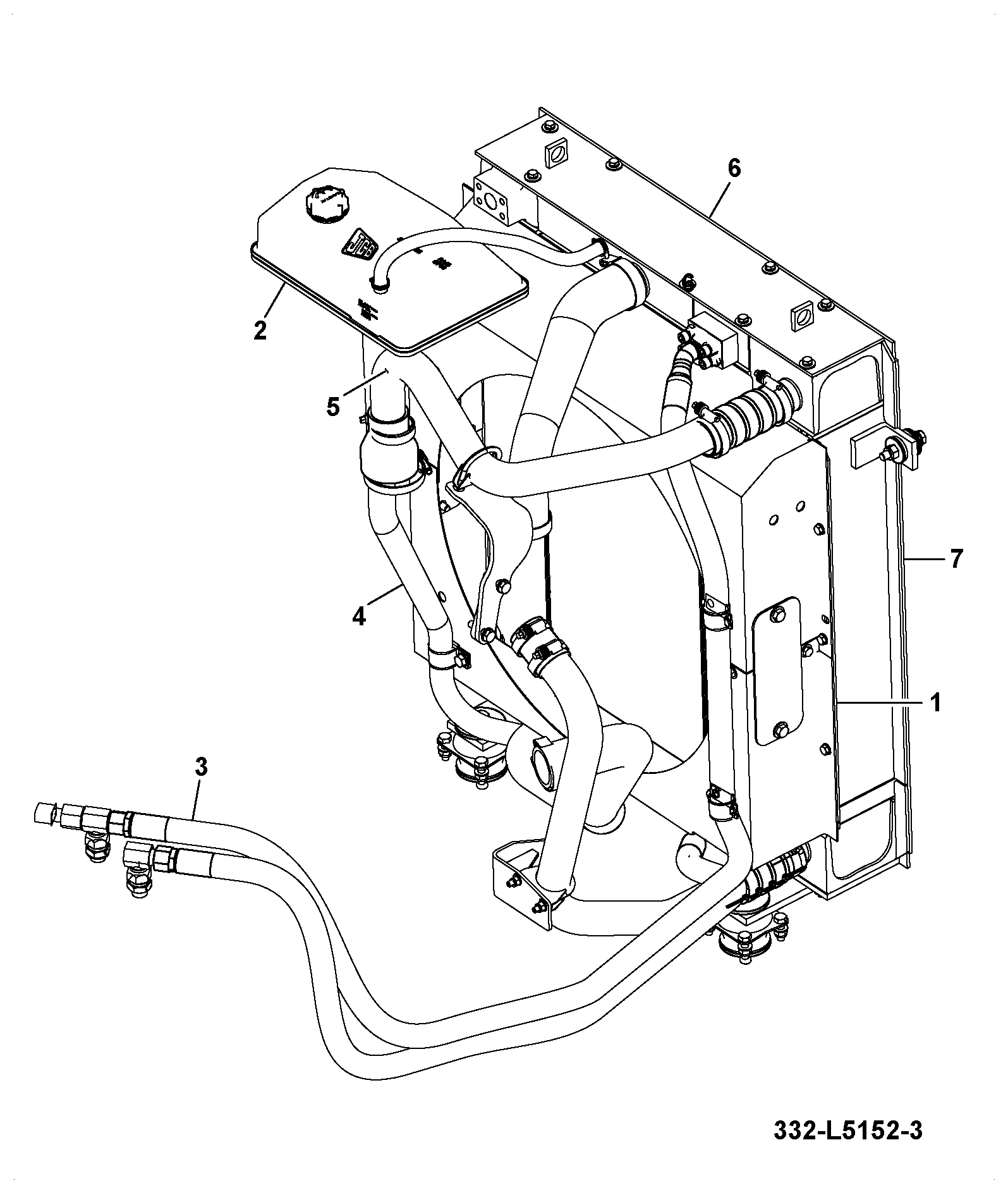 Шланг & трубопровод 333/P0690 JCB