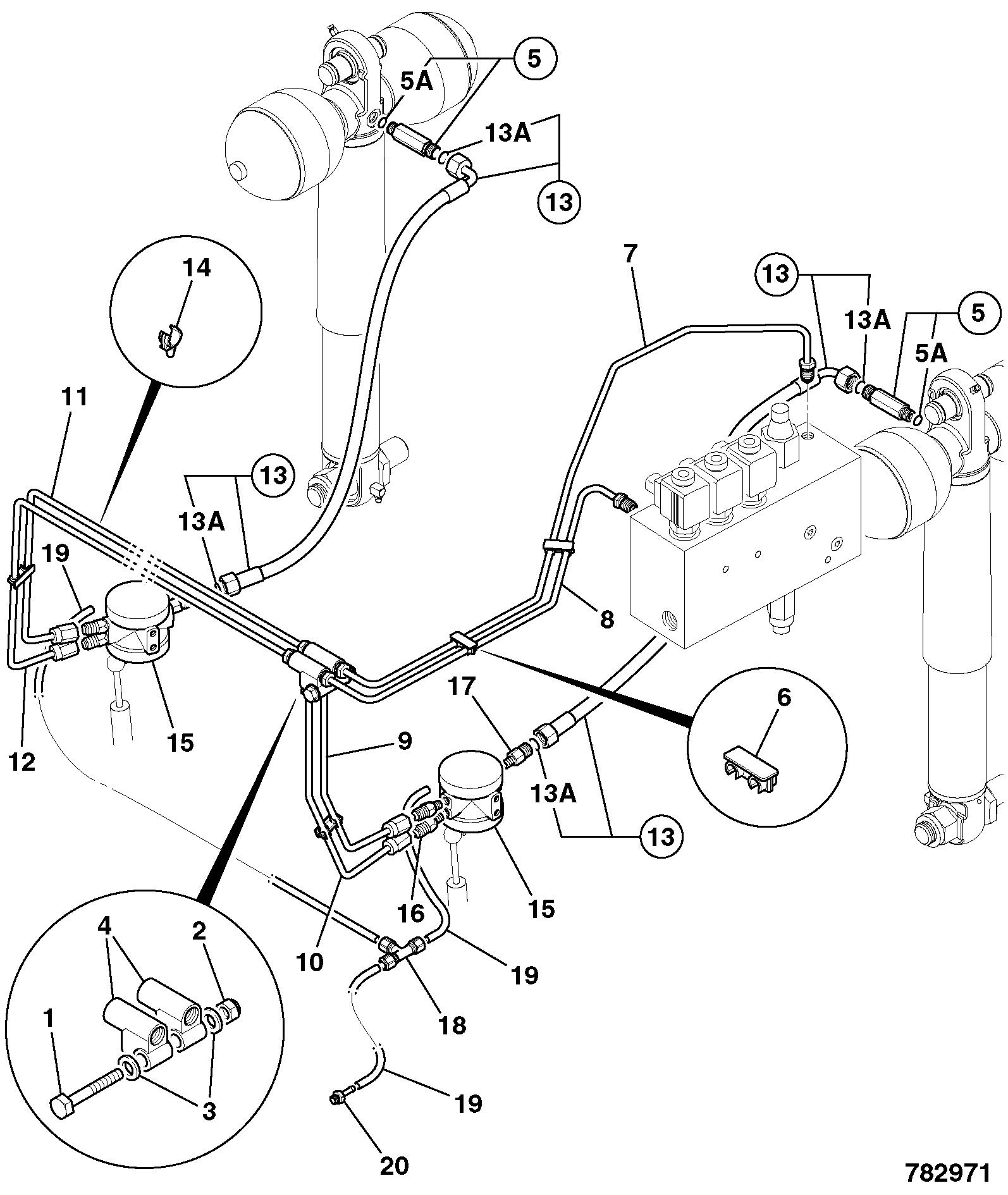 Труба 830/12928 JCB