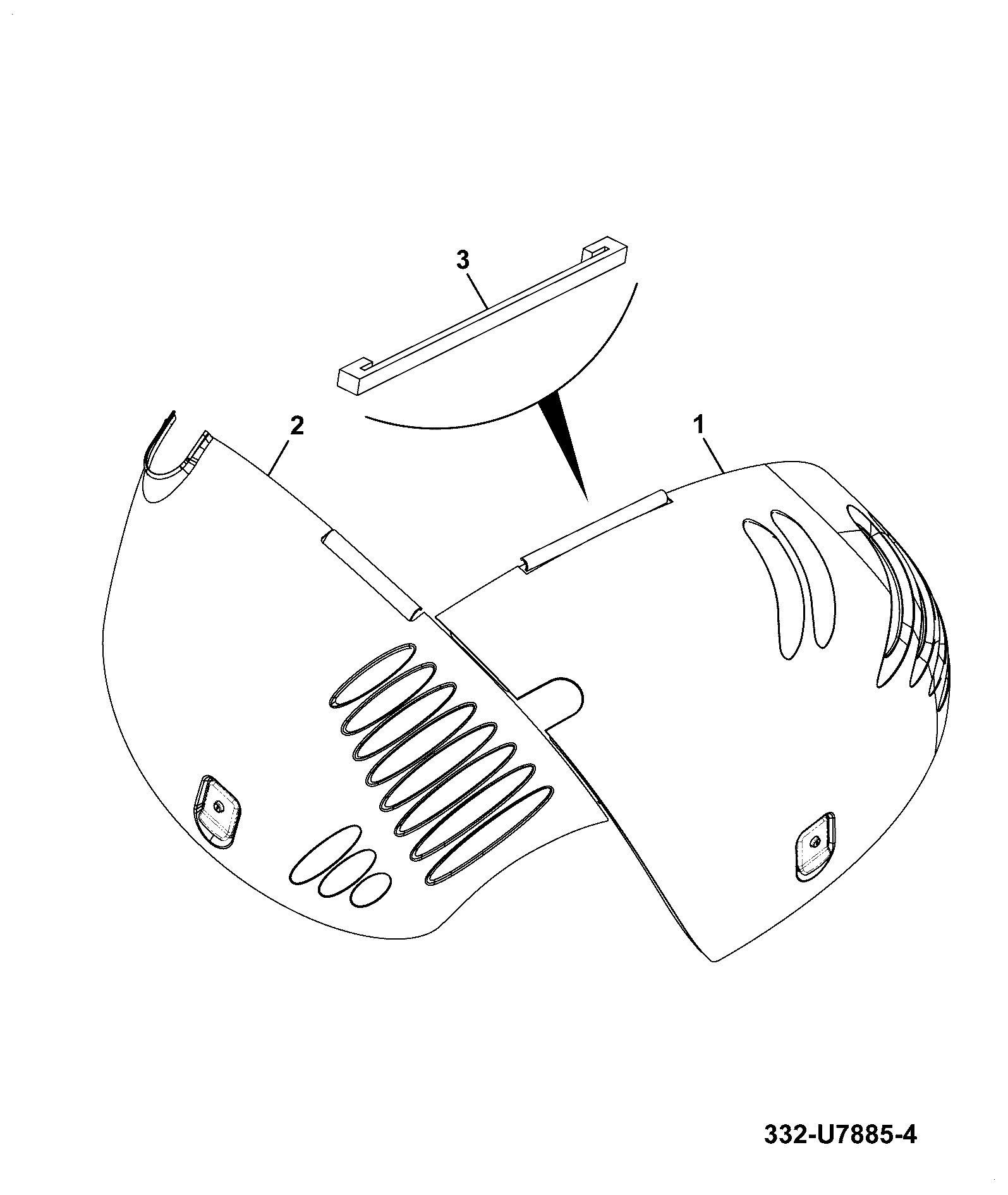 Панель 332/P5544 JCB