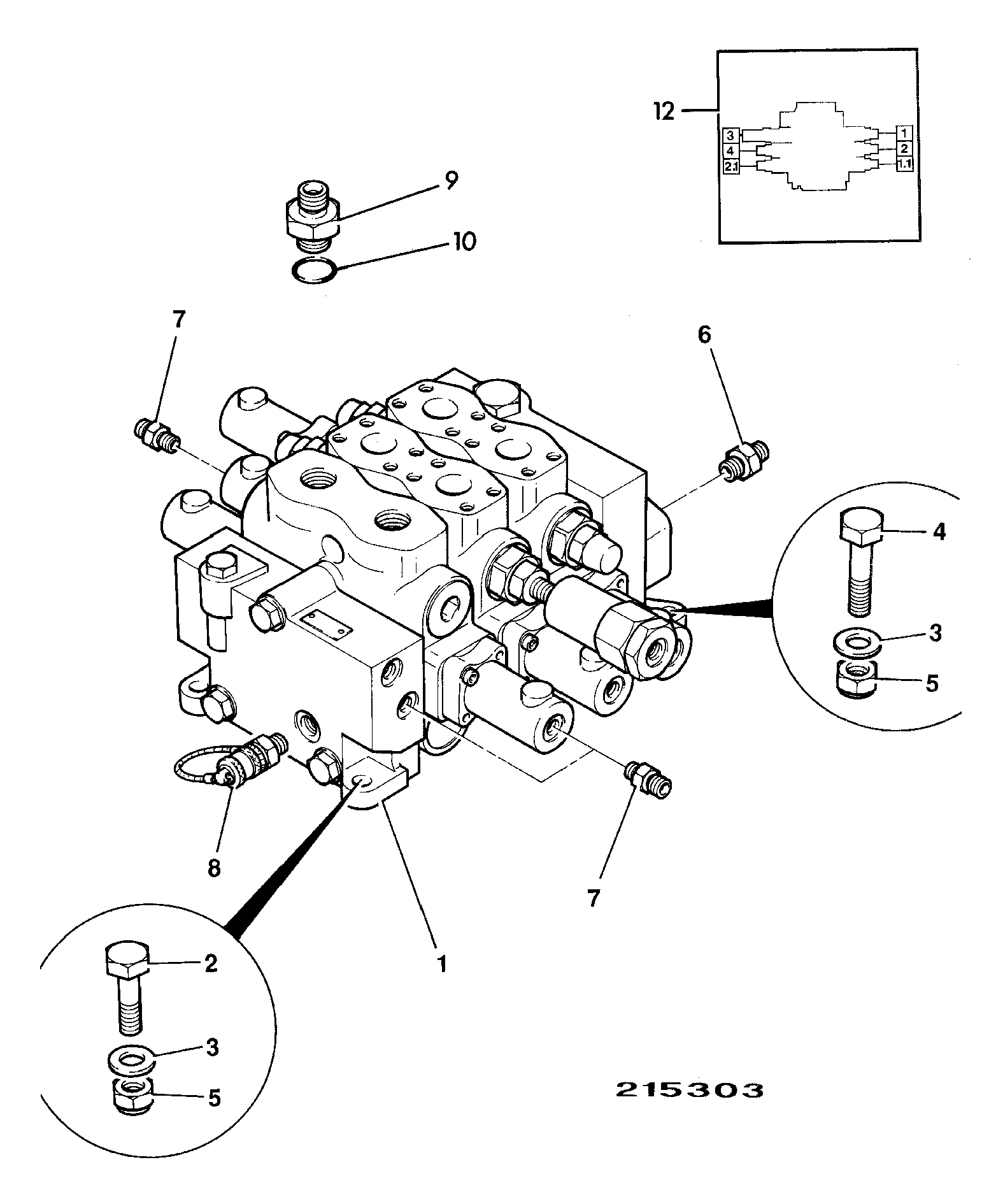кольцо уплотнительное 2401/0510 JCB