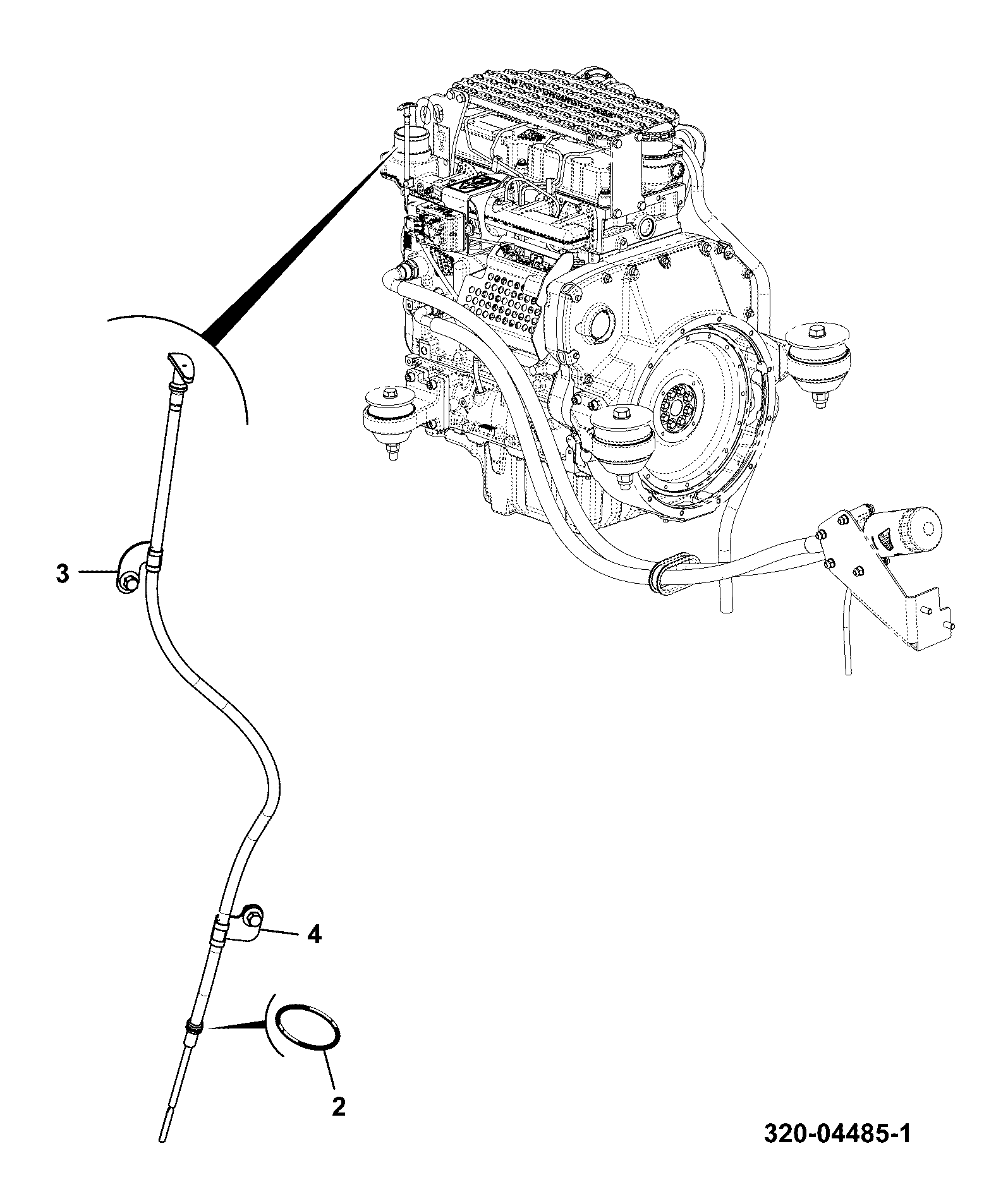 Щуп 320/04489 JCB